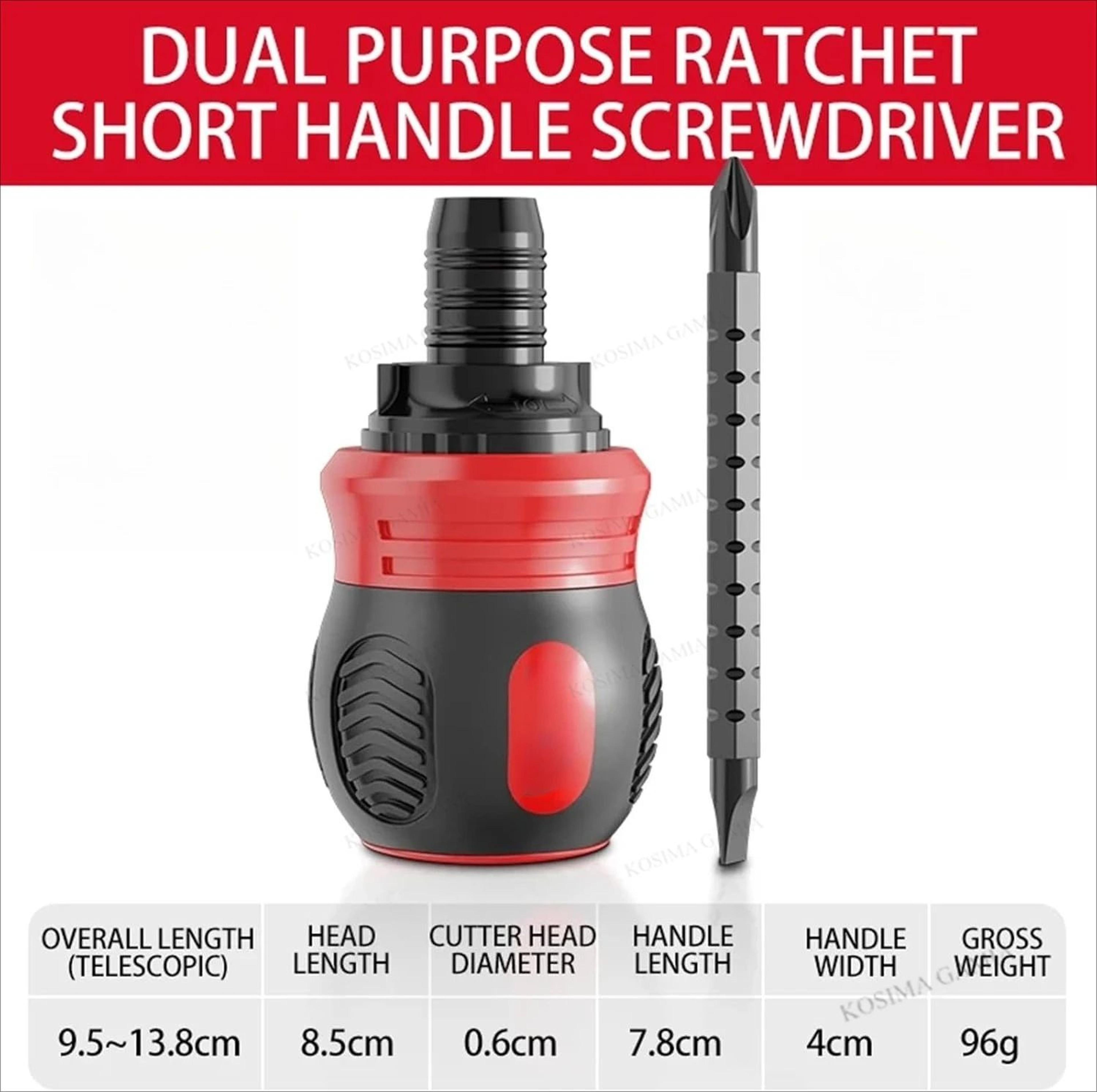 Compact Ratchet Screwdriver Set Multi Bit Magnetic Screwdriver Tool For DIY And Home Repair 5