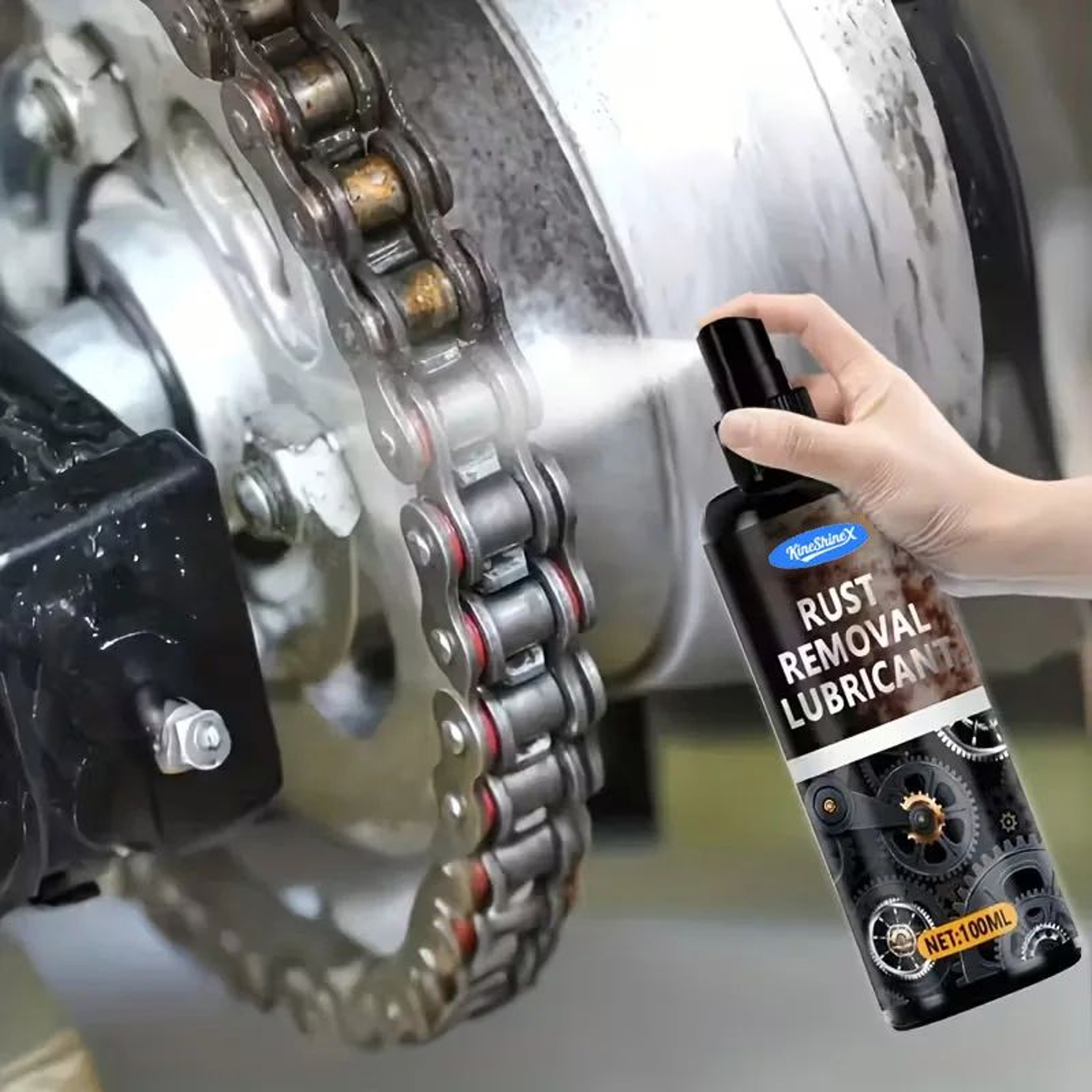 Universal Rust Remover Spray 100ml For Car Wheels And Metal Surfaces 2