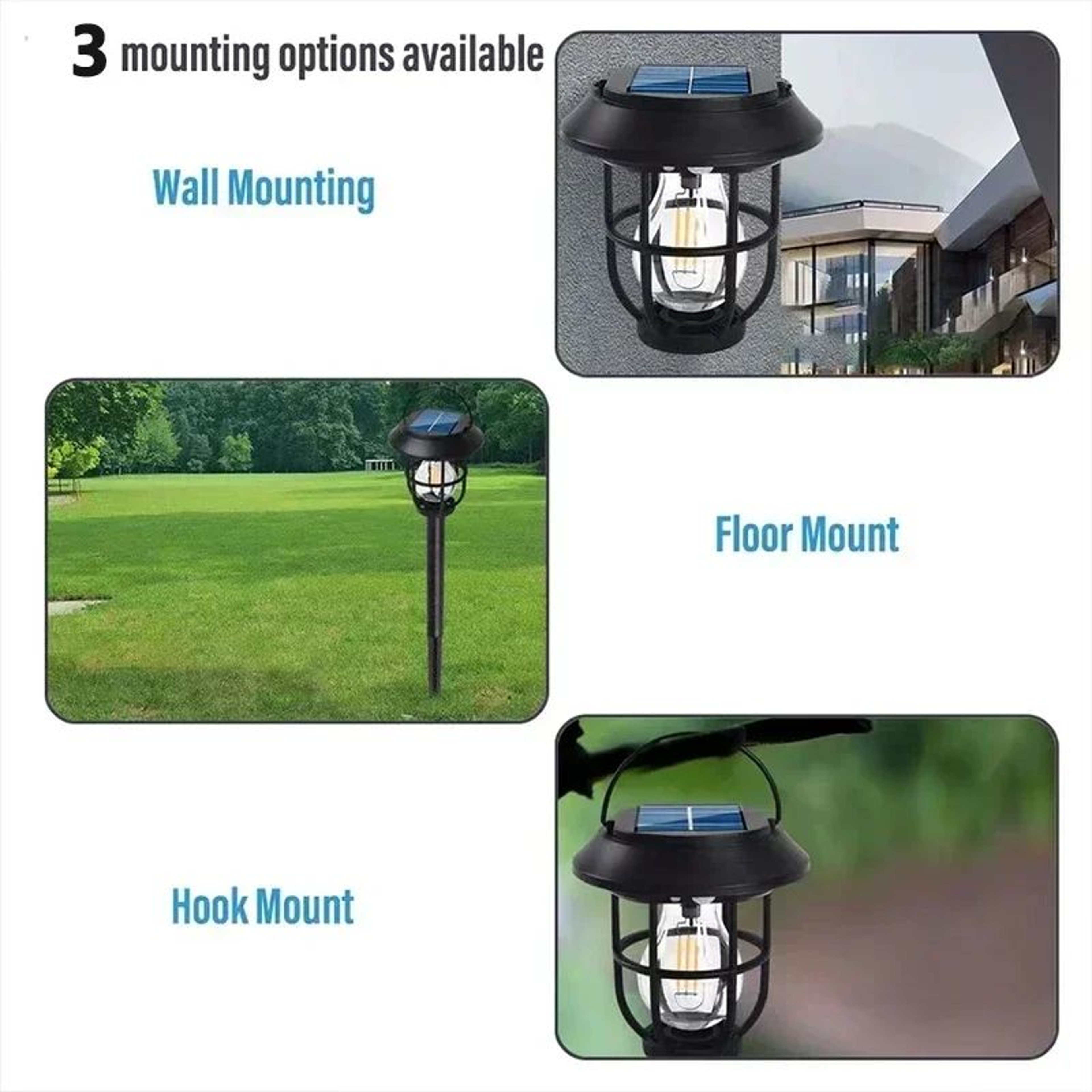 3 In 1 Solar Outdoor Light Motion Sensor Garden Wall And Camping Lamp 1