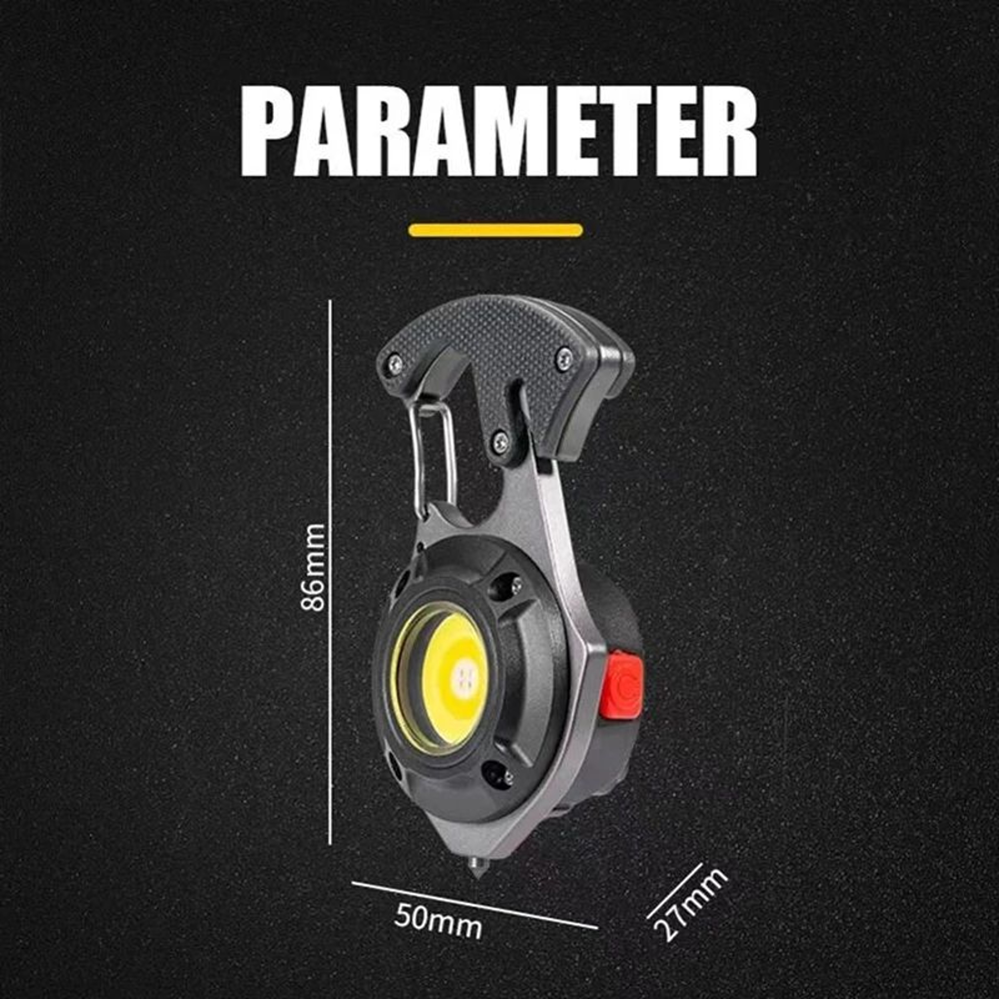 Mini Keychain Flashlight USB Rechargeable Portable Work Light For Camping And Everyday Carry 5