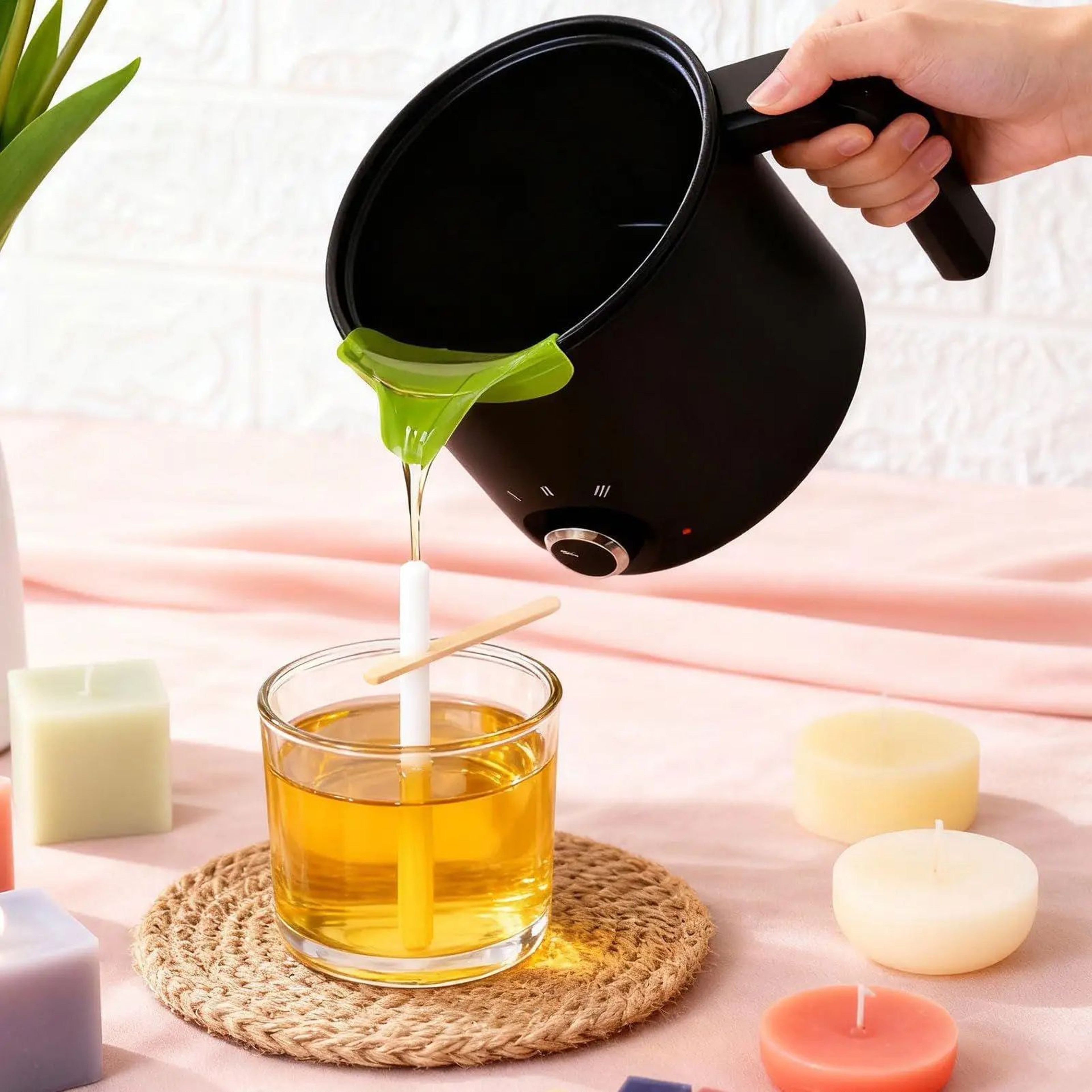 15L Electric Candle Wax Melting Pot With 3 Temperature Settings For Candle Making 4