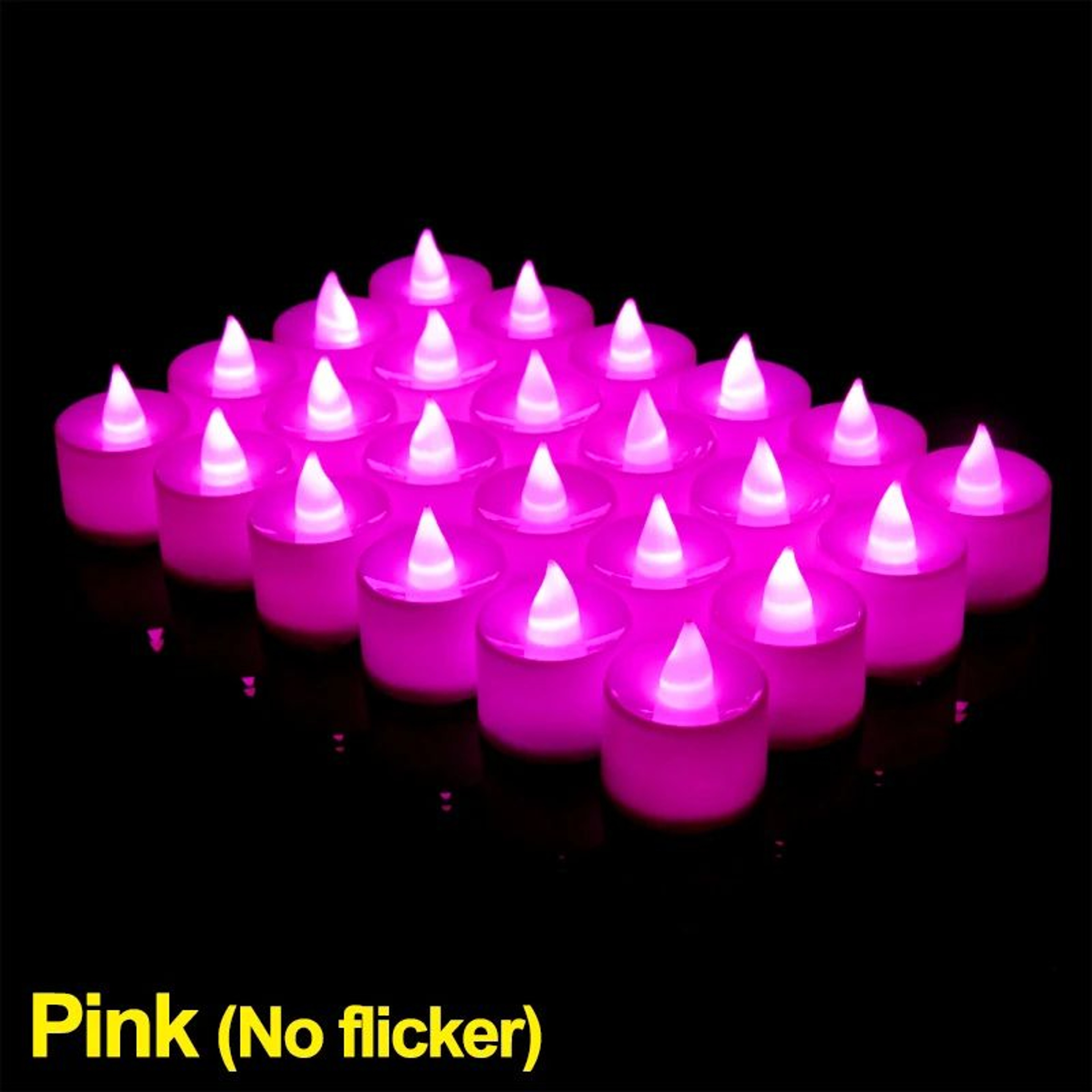 Battery Operated Flameless LED Tea Lights For Wedding Party And Home Decor 2 Or 12 Pieces 12