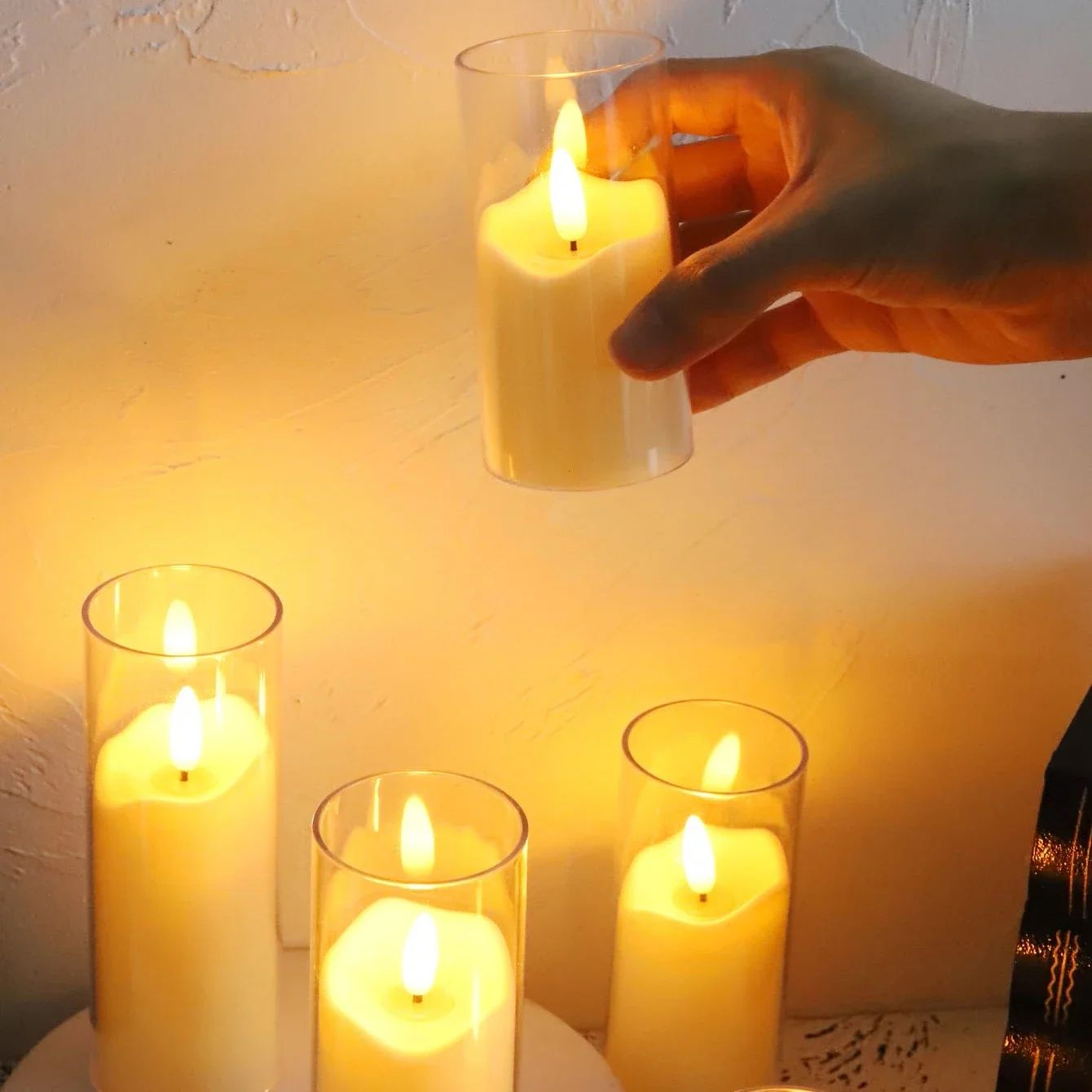 6Piece Flameless LED Candles Battery Operated Flickering Tea Lights For Wedding And Home Decor 2