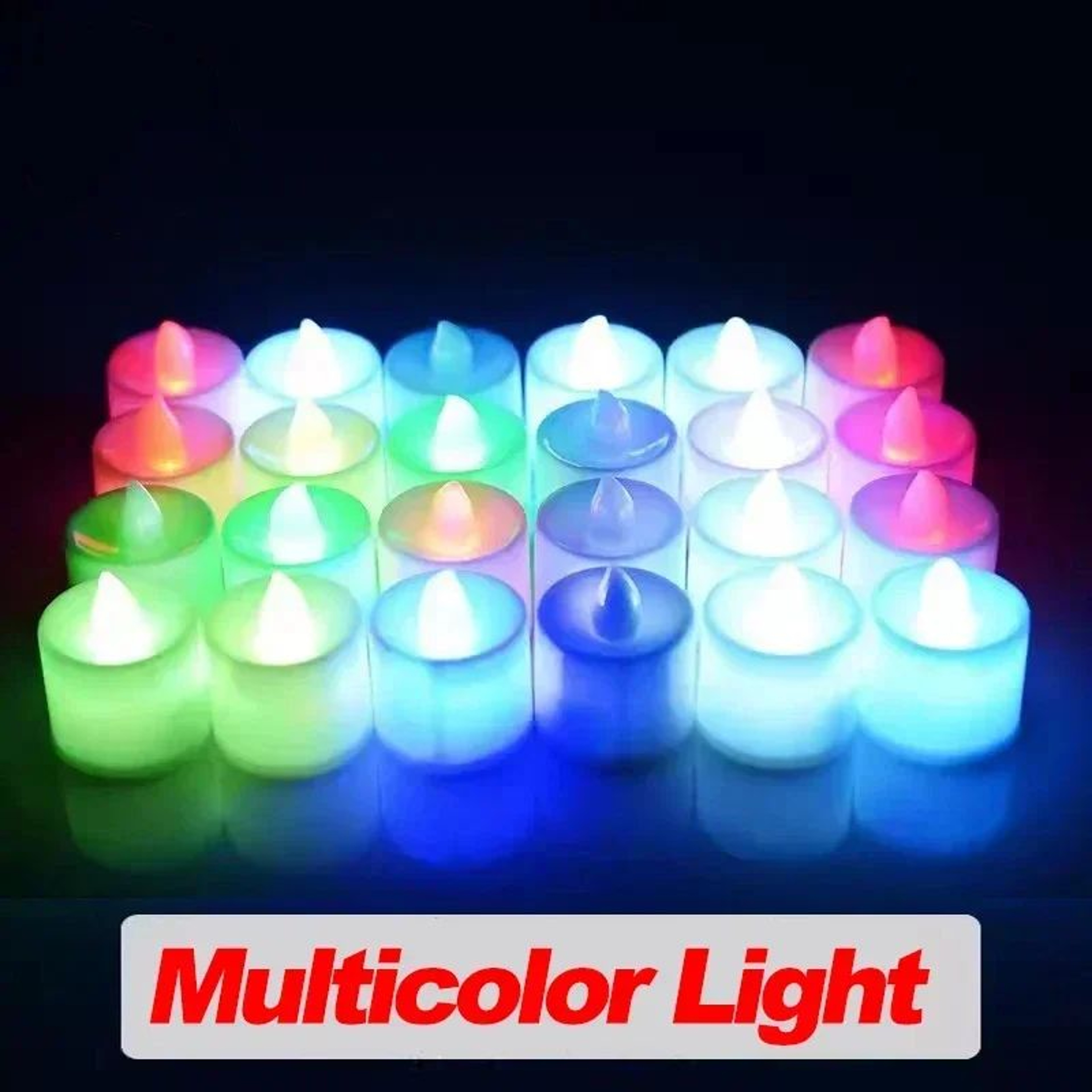 Battery Operated Tea Lights Flameless LED Candles Warm White For Wedding Party Decor 6