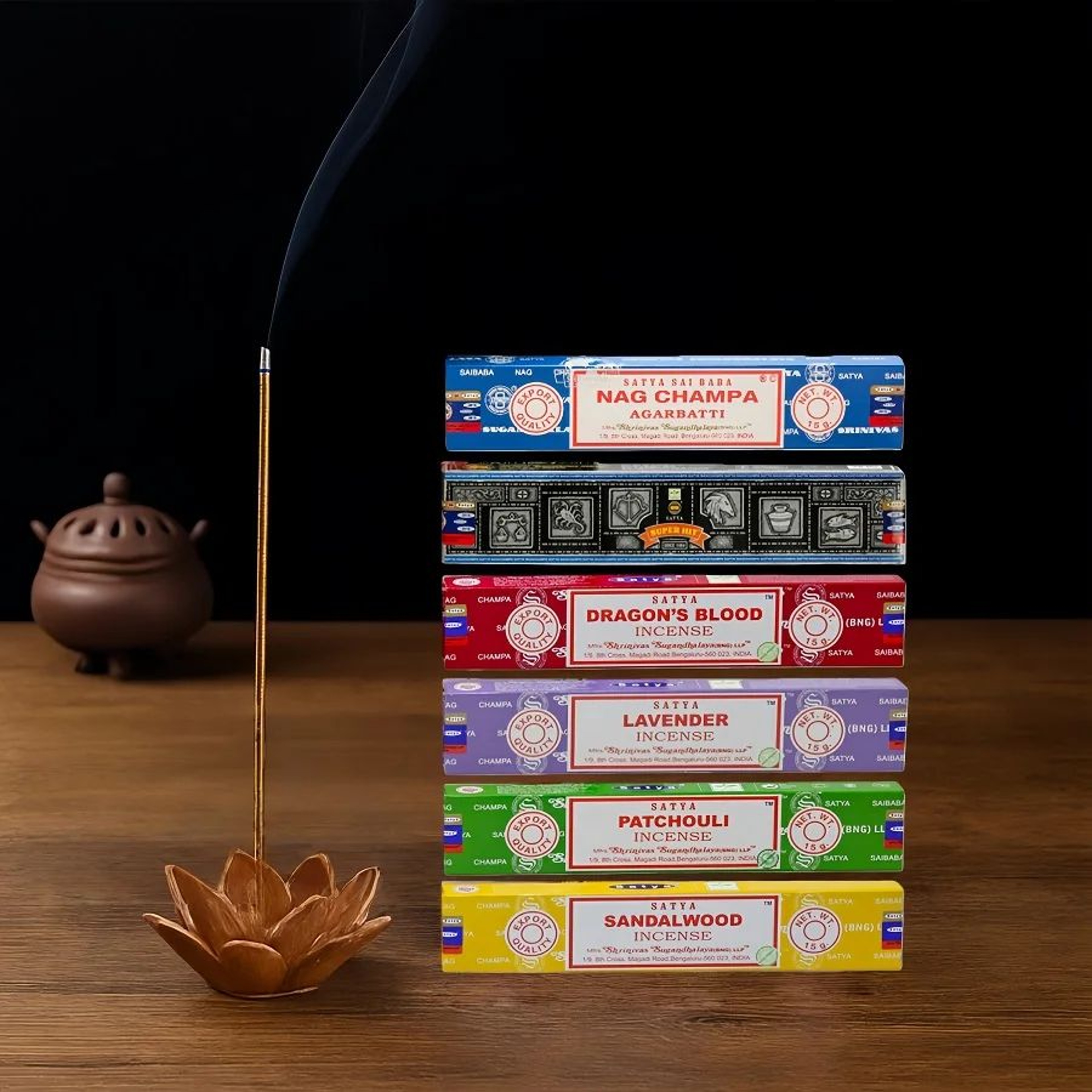 Satya Sai Baba Hand Rolled Incense Sticks 15g Aromatherapy Fragrance For Meditation And Relaxation 1