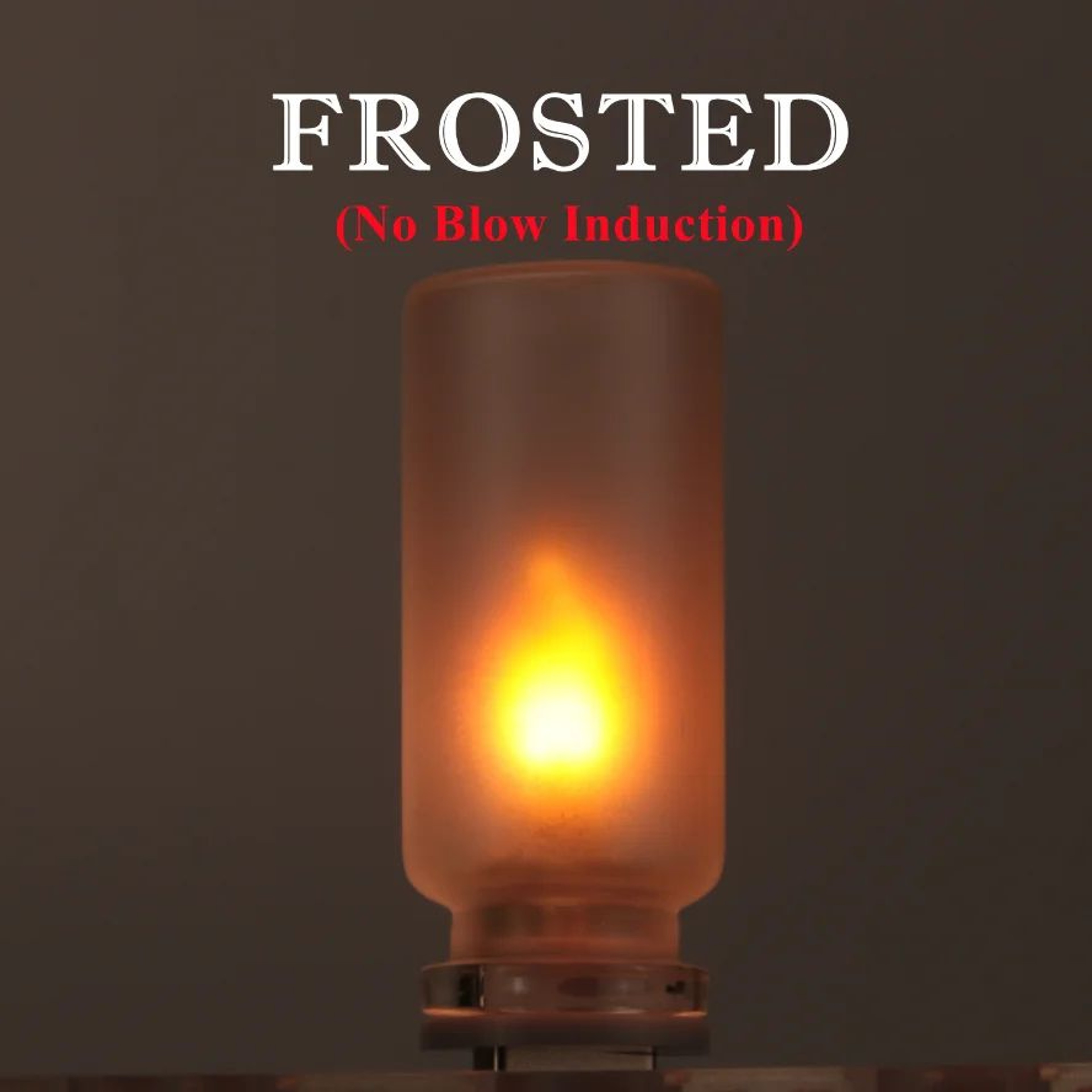 USB LED Flame Lamp BlowControl Candle Night Light With Frosted Glass For Car Home  Desk 8