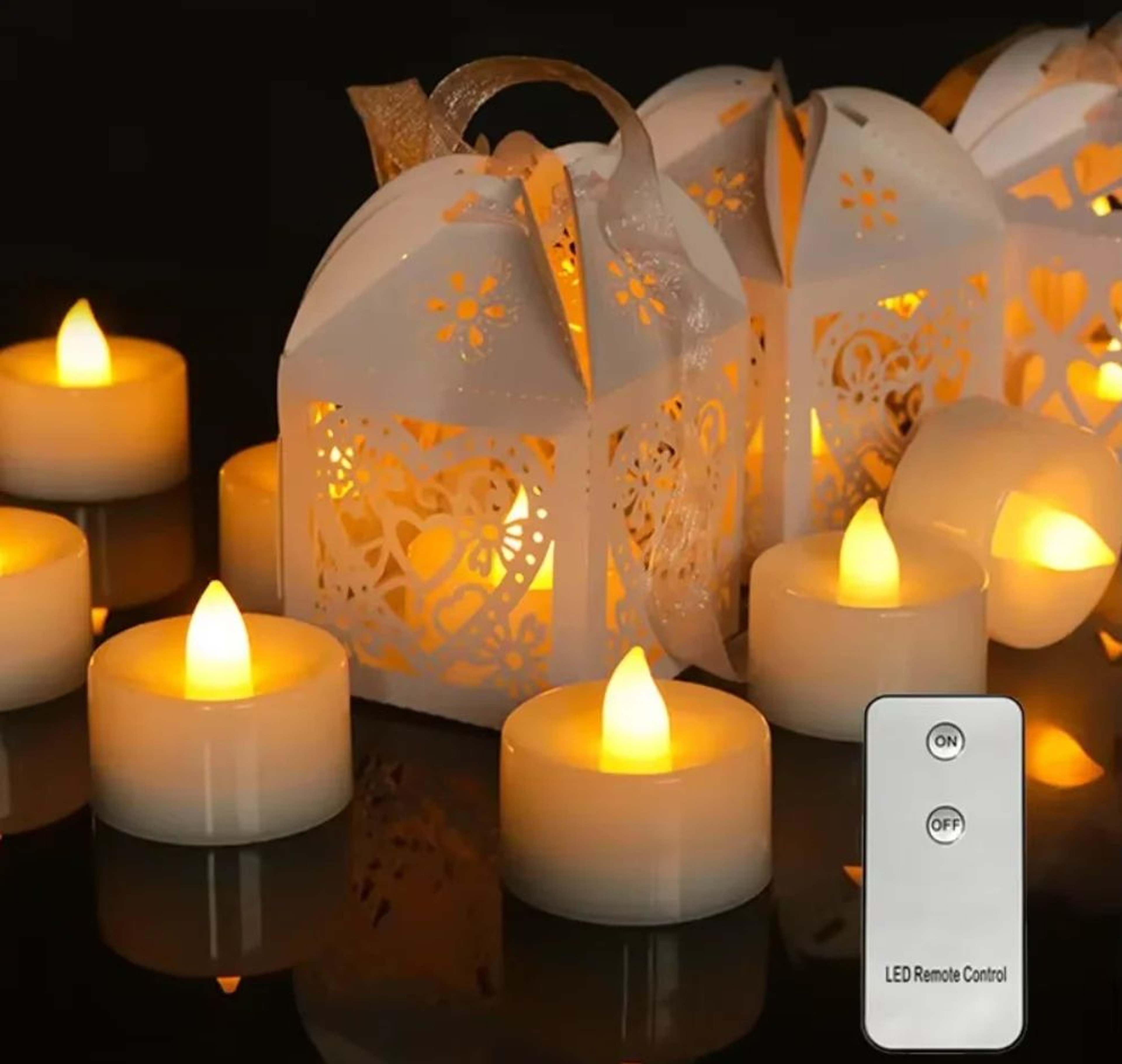 Color Changing LED Tea Lights With Remote And Timer Flameless Candles For Home And Outdoor Decor 10