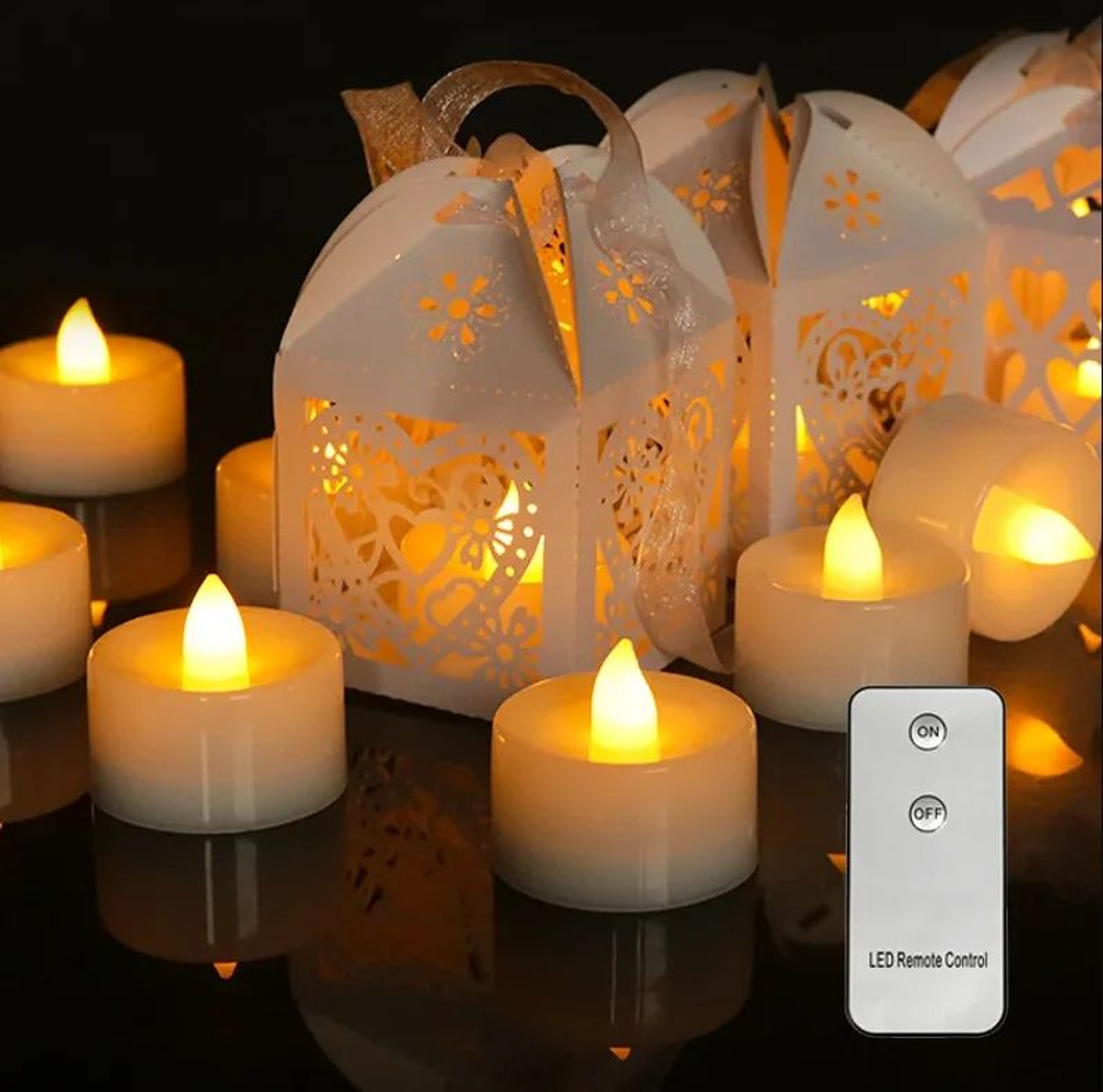 Color Changing LED Tea Lights With Remote And Timer Flameless Candles For Home And Outdoor Decor 11