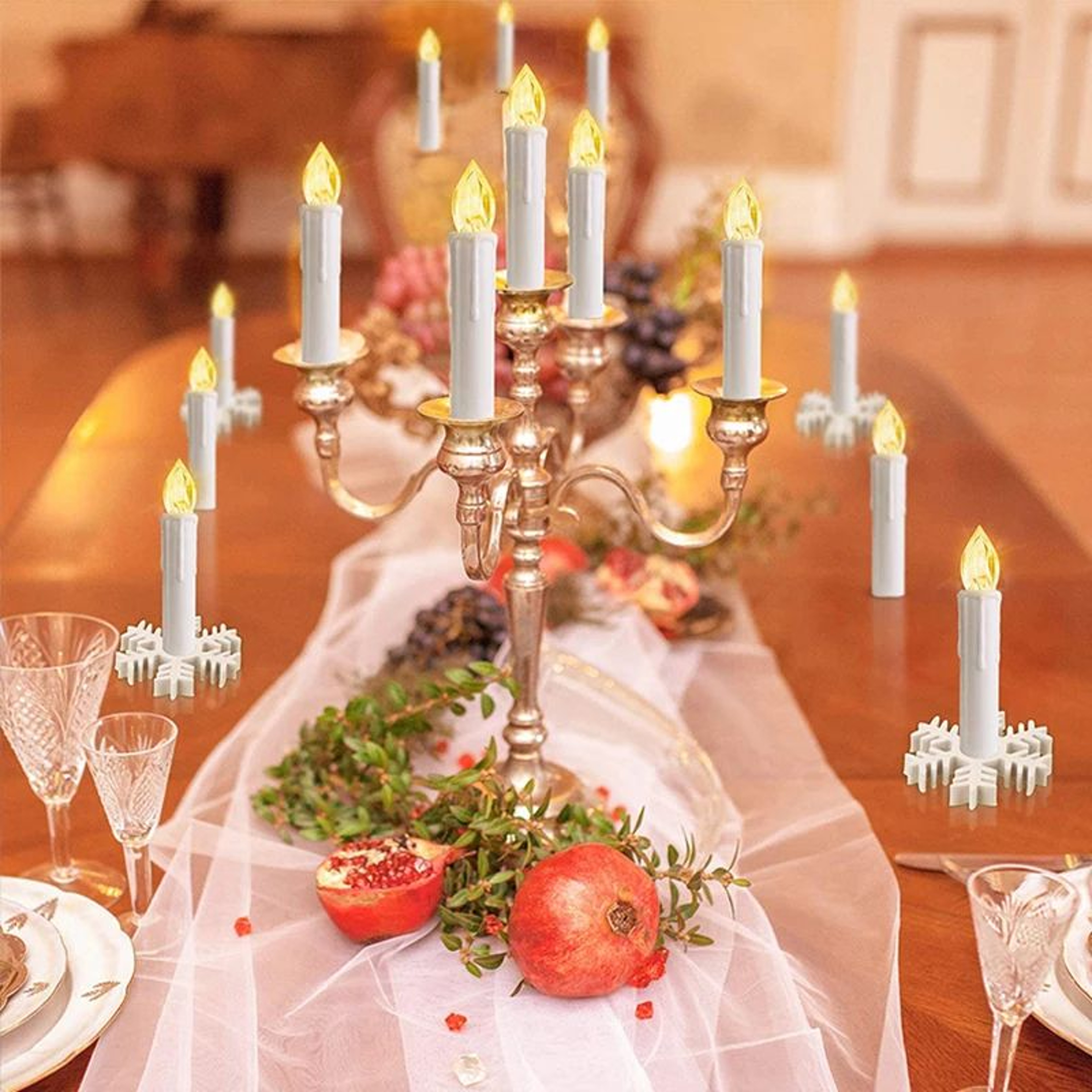 200 Hour Flameless LED Candle With Remote Timer Warm Flickering Battery Operated Decorative Light 4
