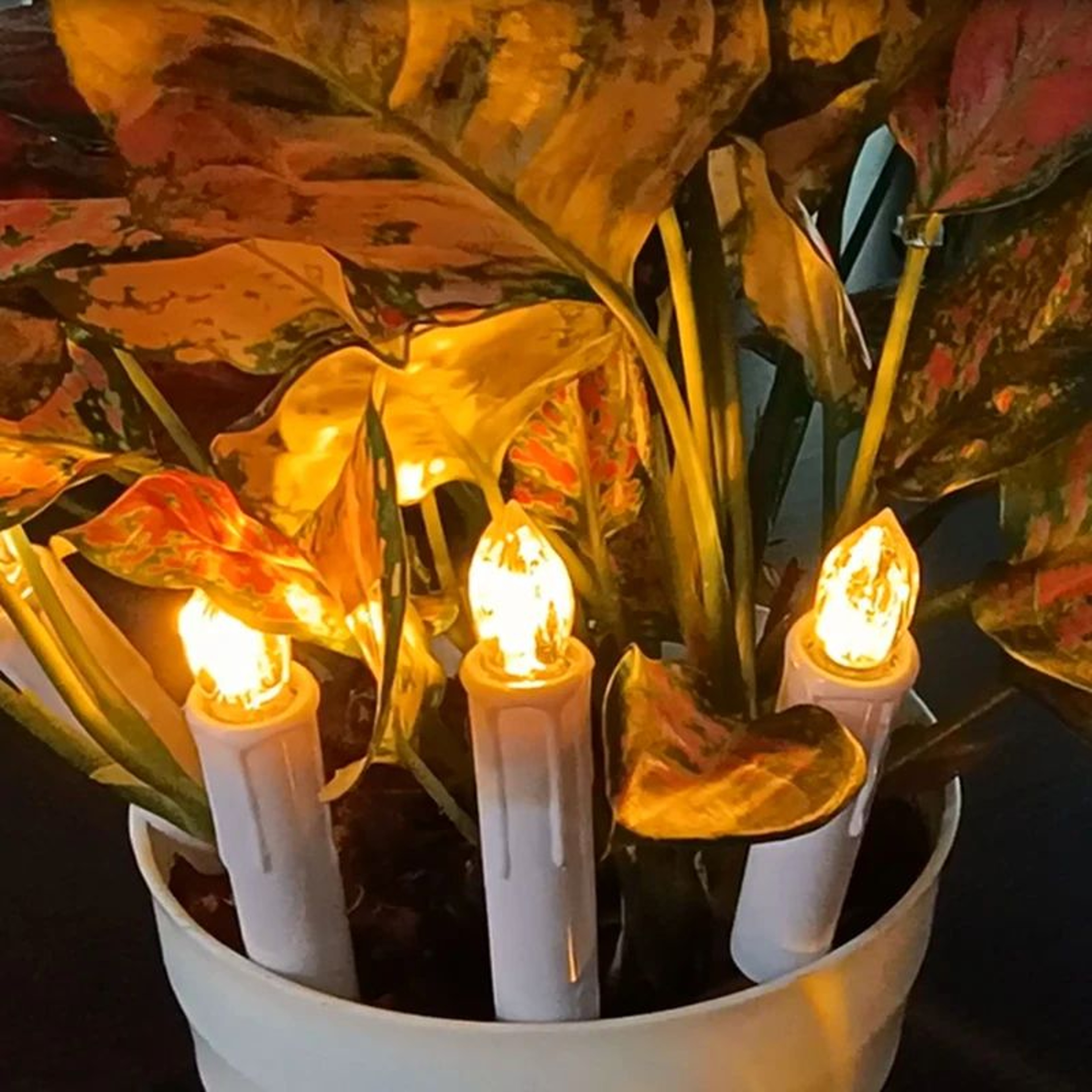 200 Hour Flameless LED Candle With Remote Timer Warm Flickering Battery Operated Decorative Light 5