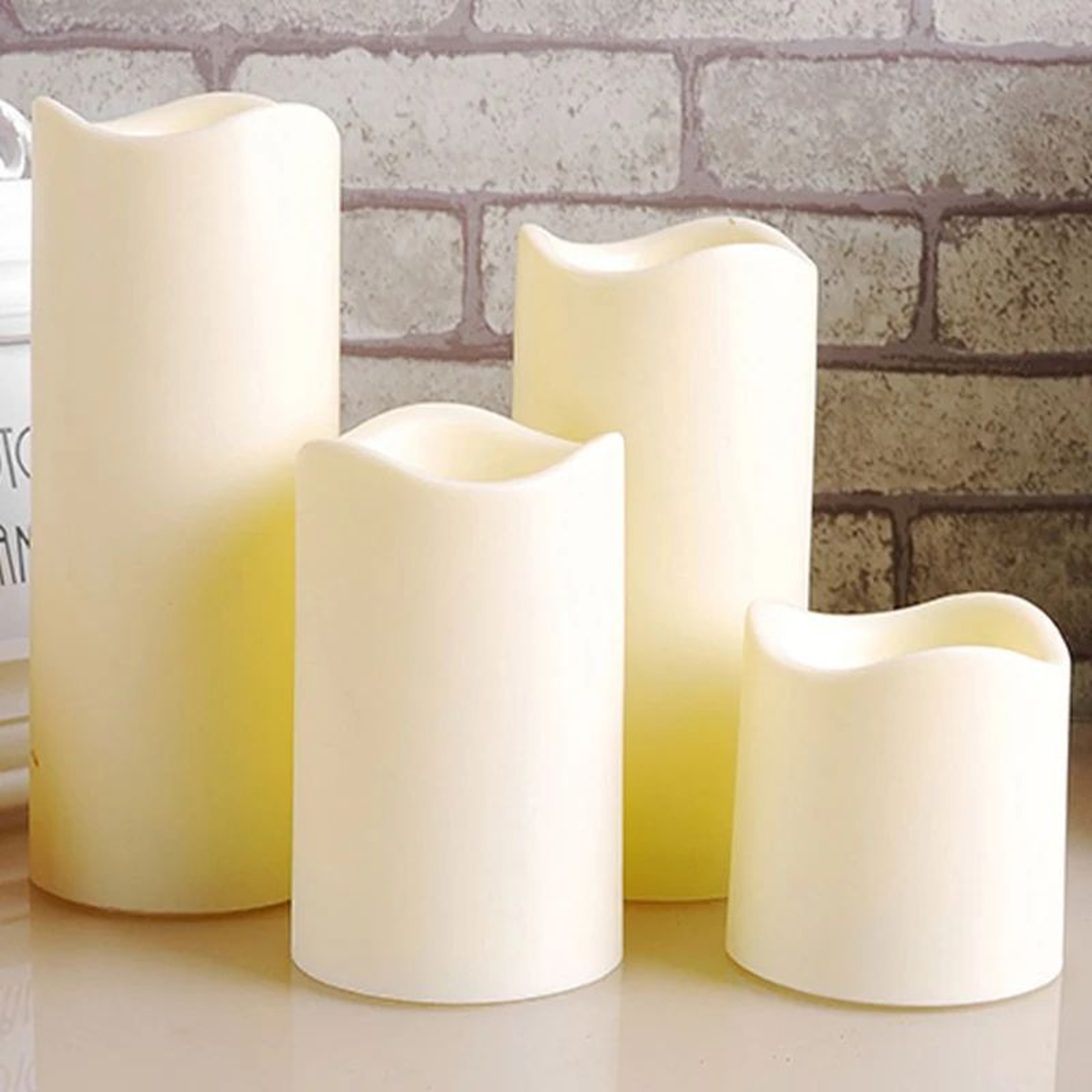 SafeGlow Flickering Flameless LED Candle Battery Operated LED Tea Light For Home And Event Decor 5