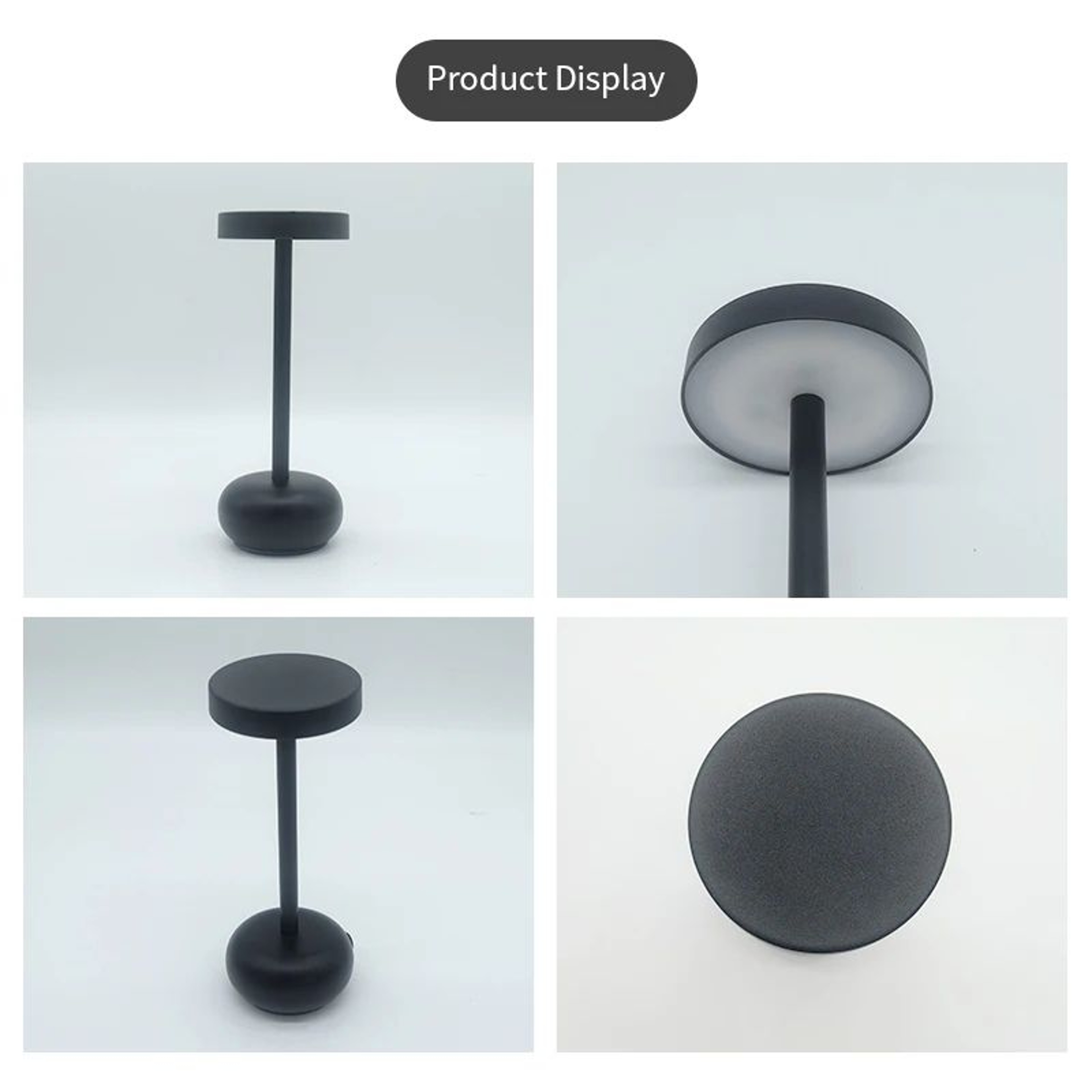 LumiTouch Rechargeable LED Table Lamp With 3Color Touch Control  USB Charging 4