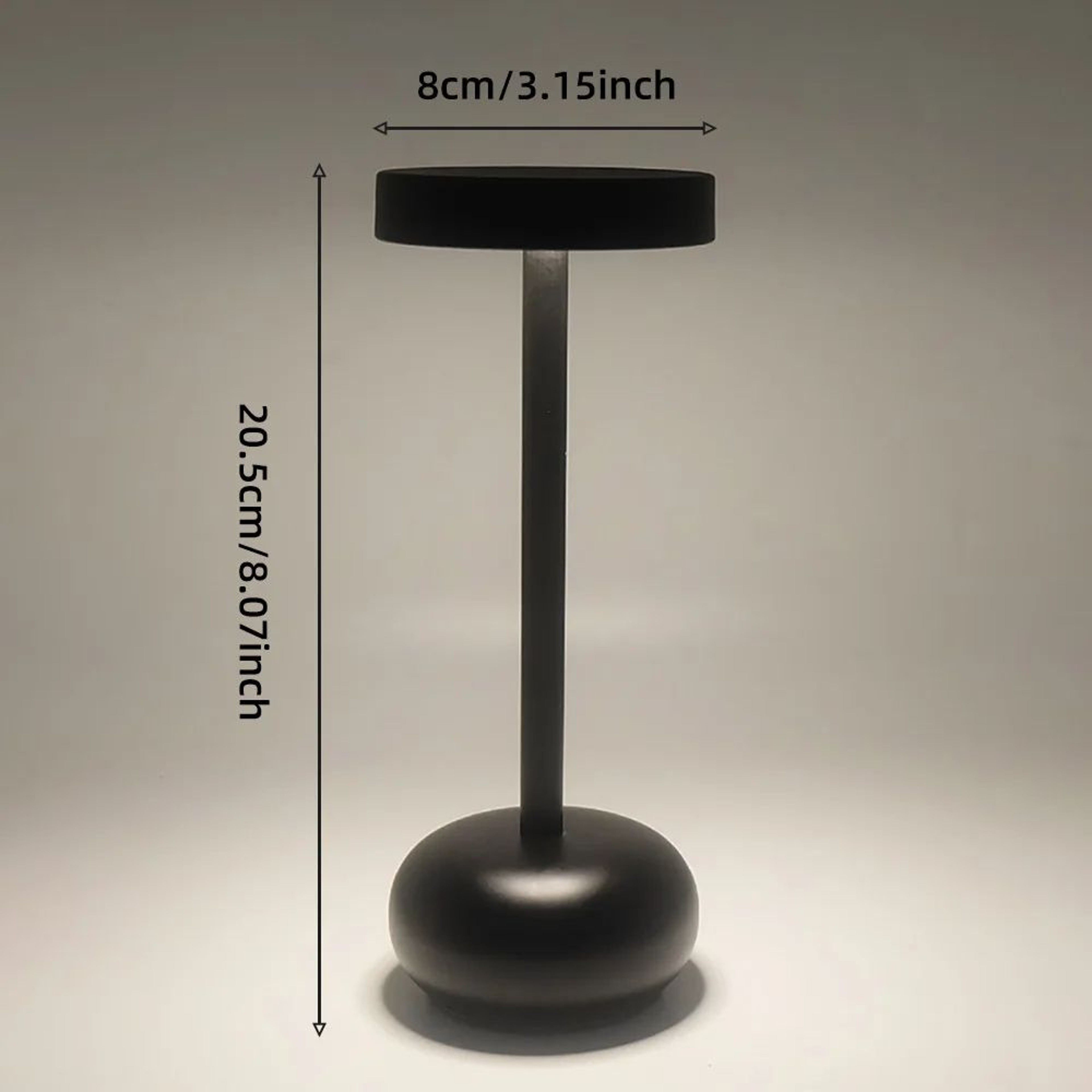 LumiTouch Rechargeable LED Table Lamp With 3Color Touch Control  USB Charging 5