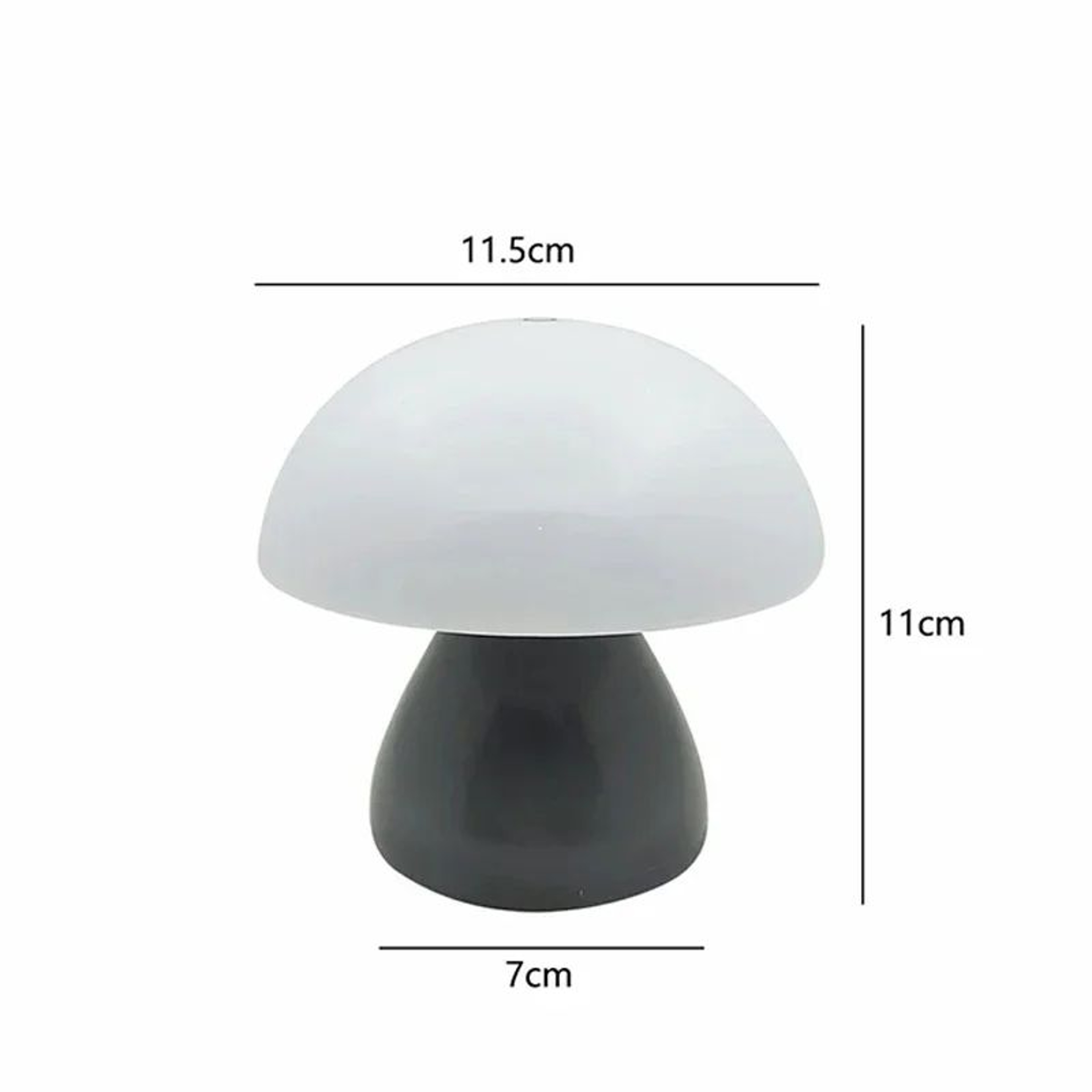 Nordic Rechargeable Table Lamp  Touch Bedside LED Desk Lamp With Mushroom Design 4