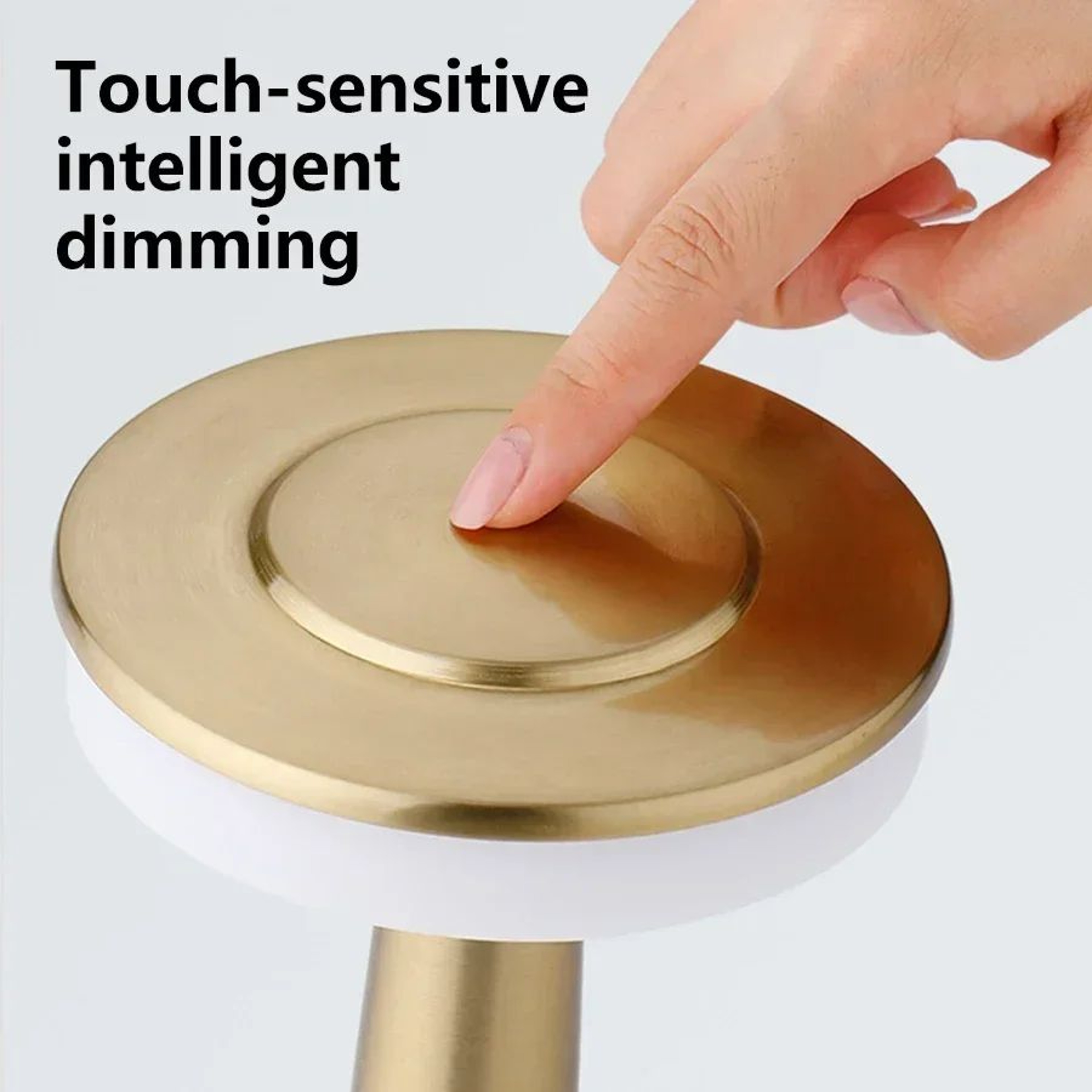 LumiGlow Cordless Table Lamp  Rechargeable Touch Control LED Lamp With 3 Color Modes 1