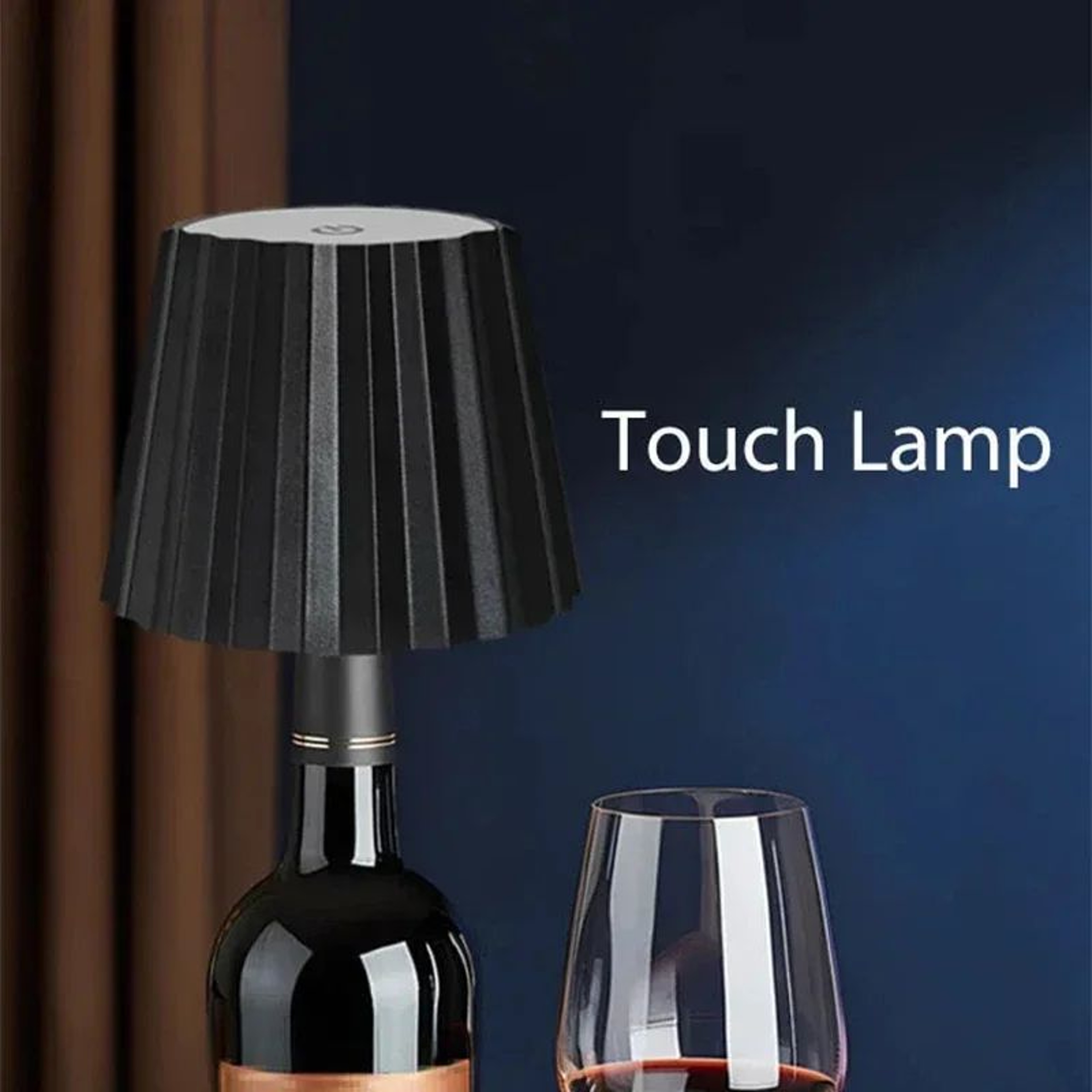 LumiBottle Wireless Bottle Lamp  Rechargeable Table Lamp With Touch Control Lamp 3 Color Modes  Ste 5