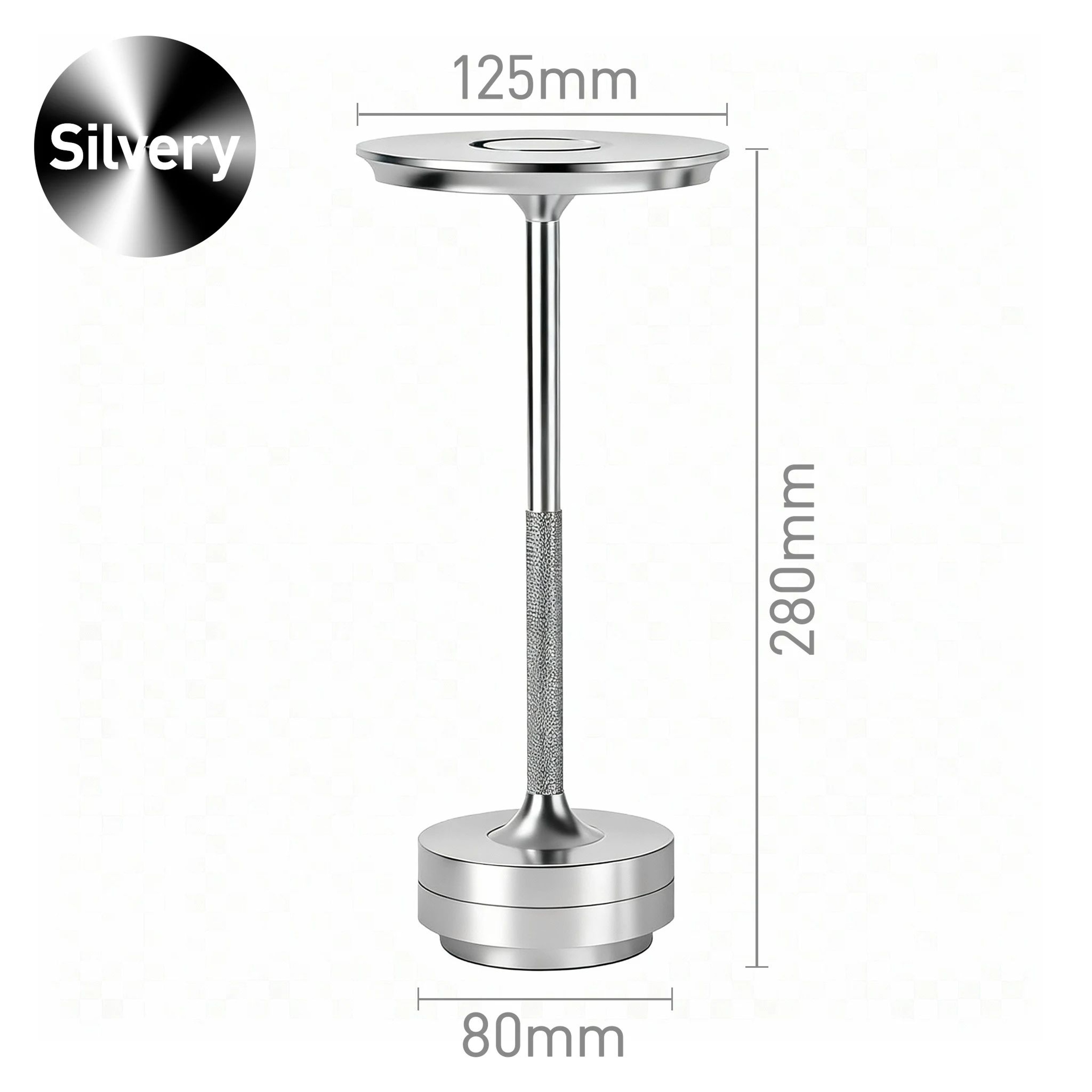 LumiTouch LED Table Lamp  Rechargeable Touch Dimmable Cordless Bedside Light 8