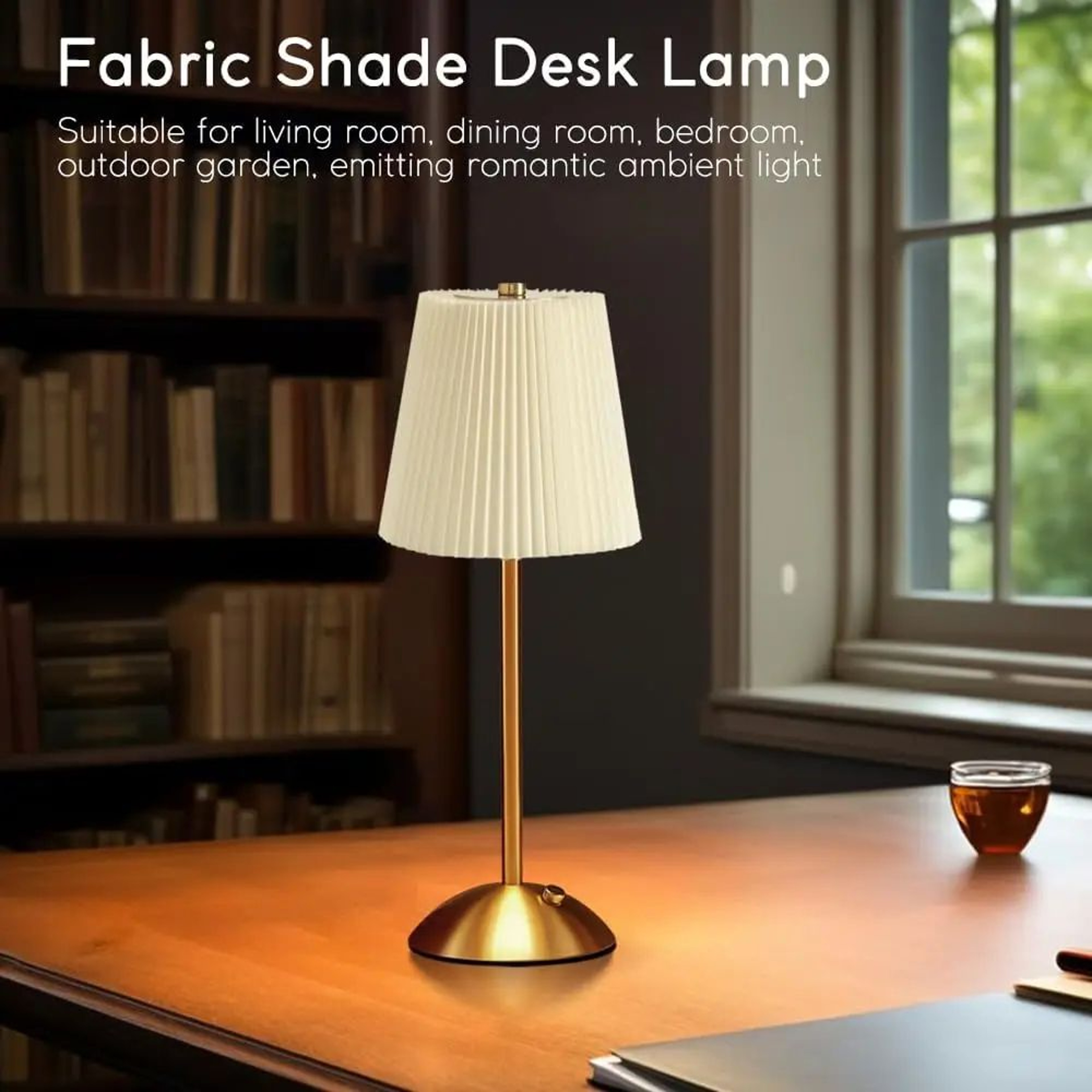 Rechargeable Table Lamp With Touch Control  Cordless LED Desk Lamp With 3 Color Modes 4