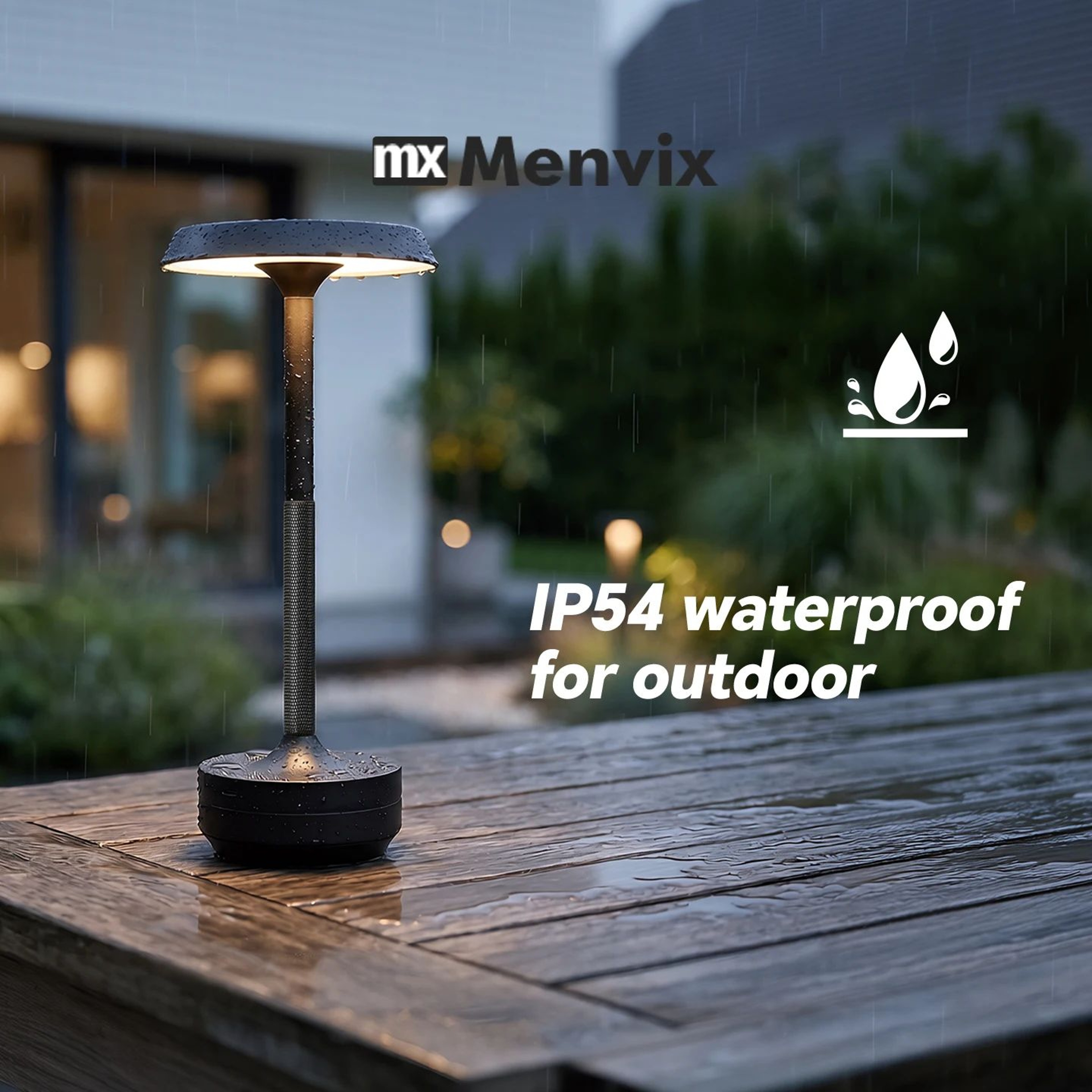 Cordless Table Lamp  Rechargeable LED Portable Table Lamp With Stepless Dimming  5000mAh Battery 1