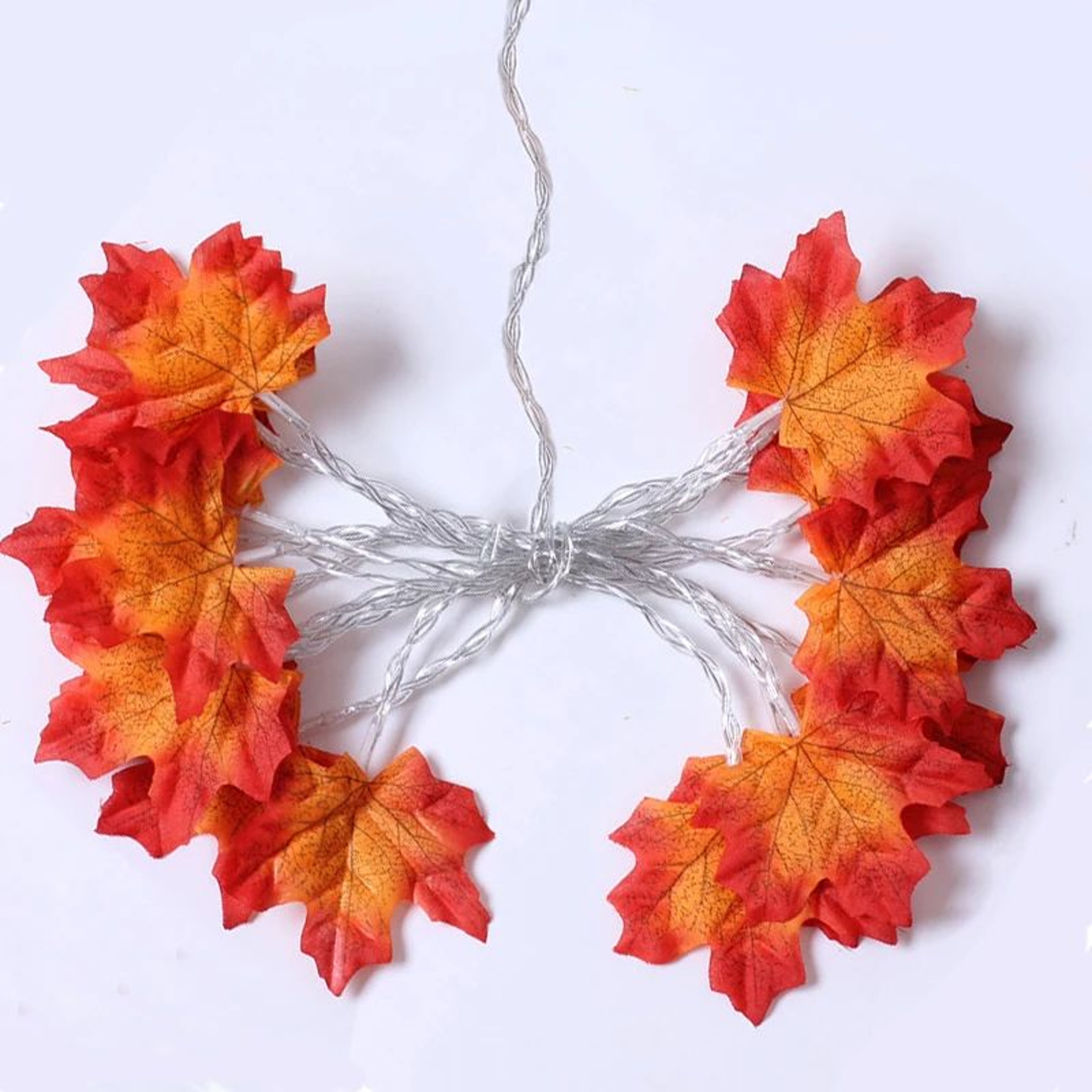 Autumn Glow Maple Leaf String Lights  LED Fall Garland For Thanksgiving  Halloween 6