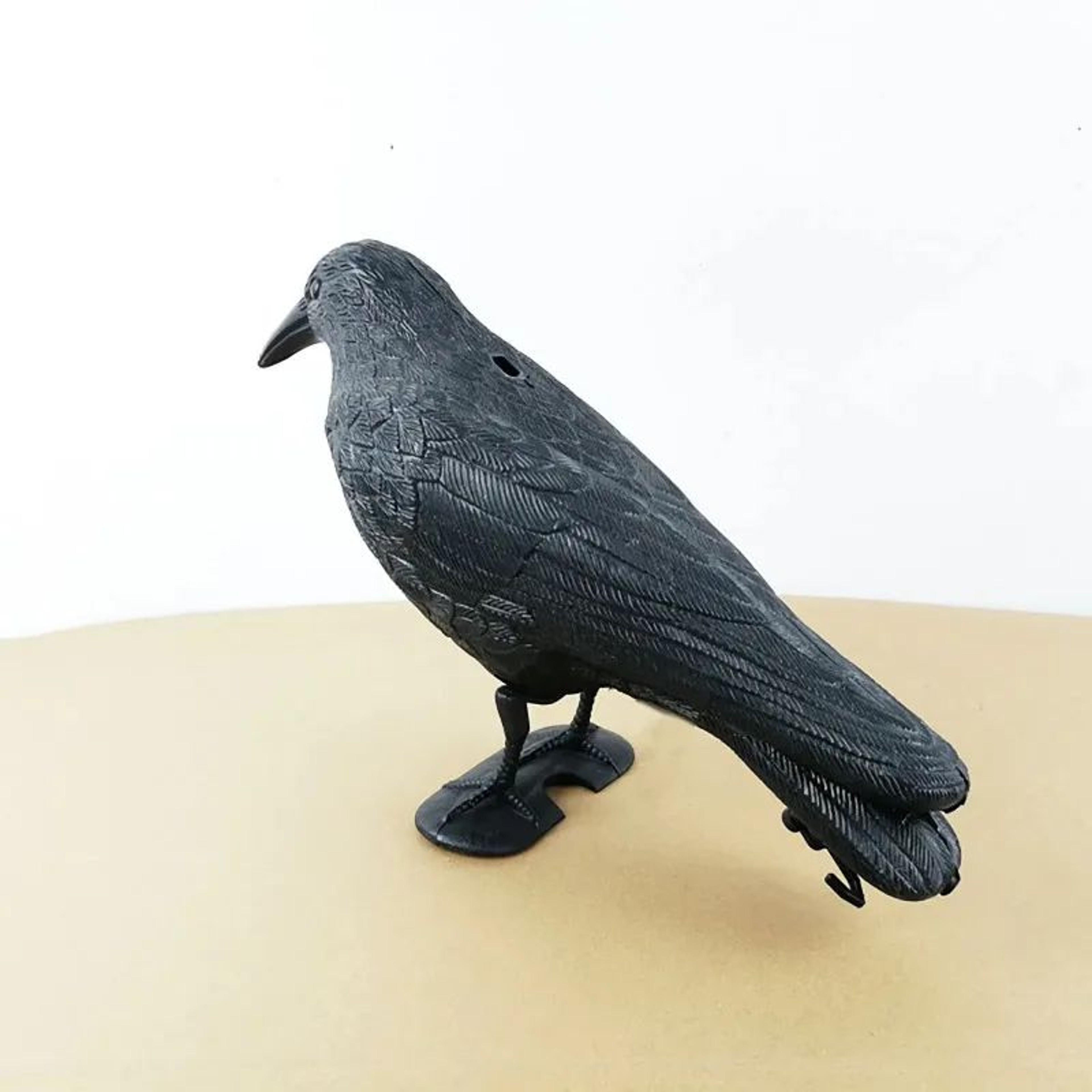 Realistic Raven Bird Repellent  Crow Decoy For Gardens Balconies  Patios 0