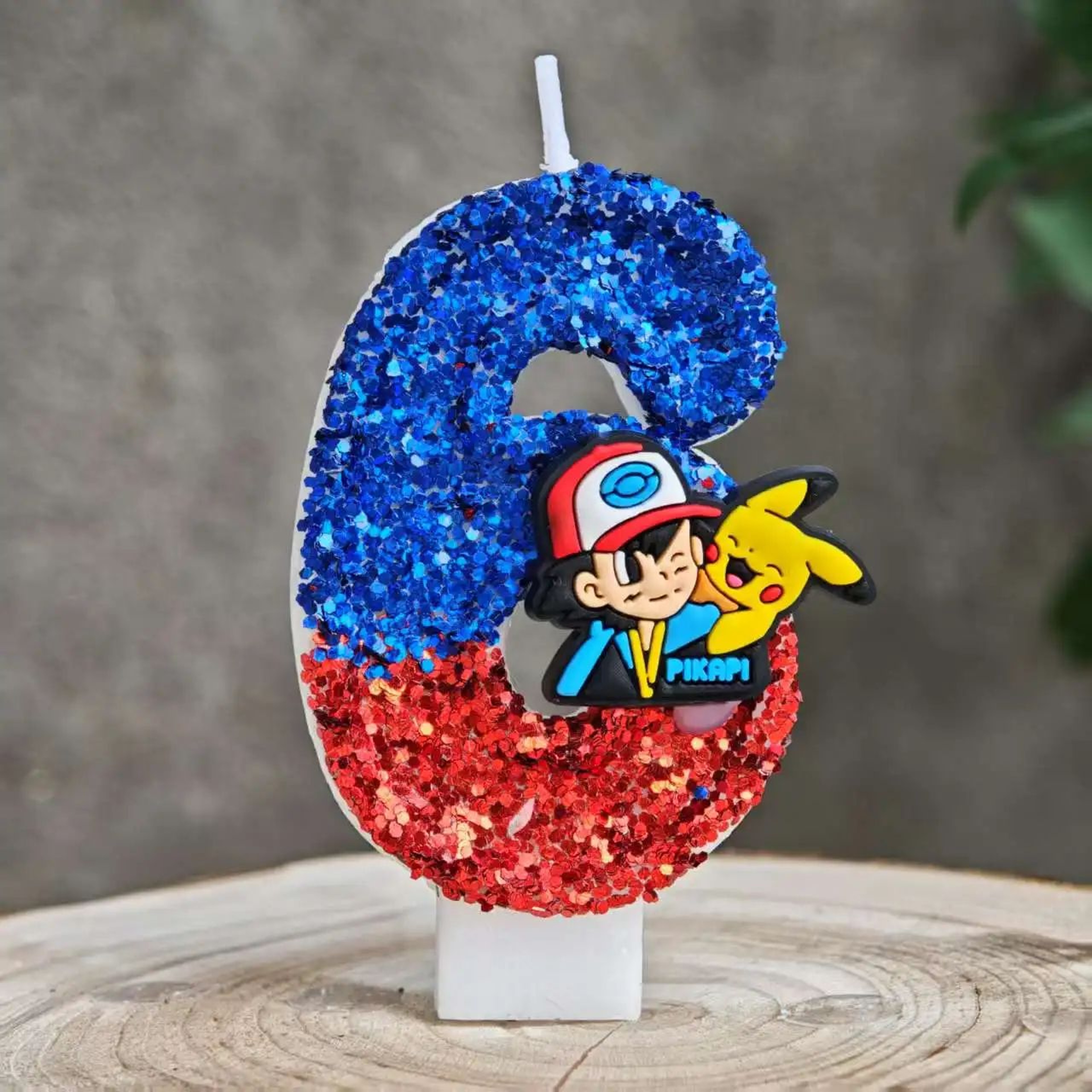 Pikachu Birthday Candle Cake Topper For Pokemon Party Decorations 12