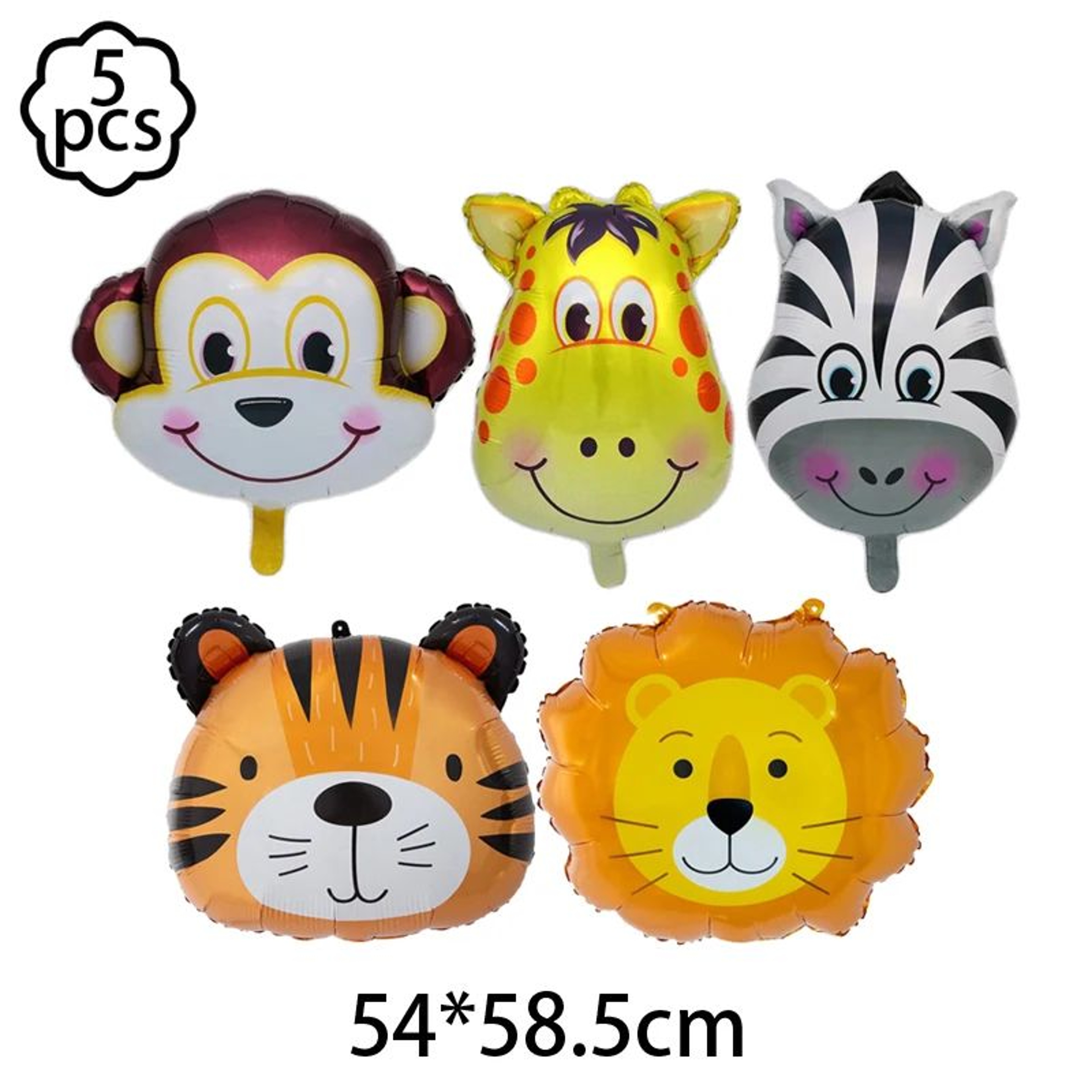 Jungle Safari Birthday Banner  Animal Hanging Swirls Party Decorations 11