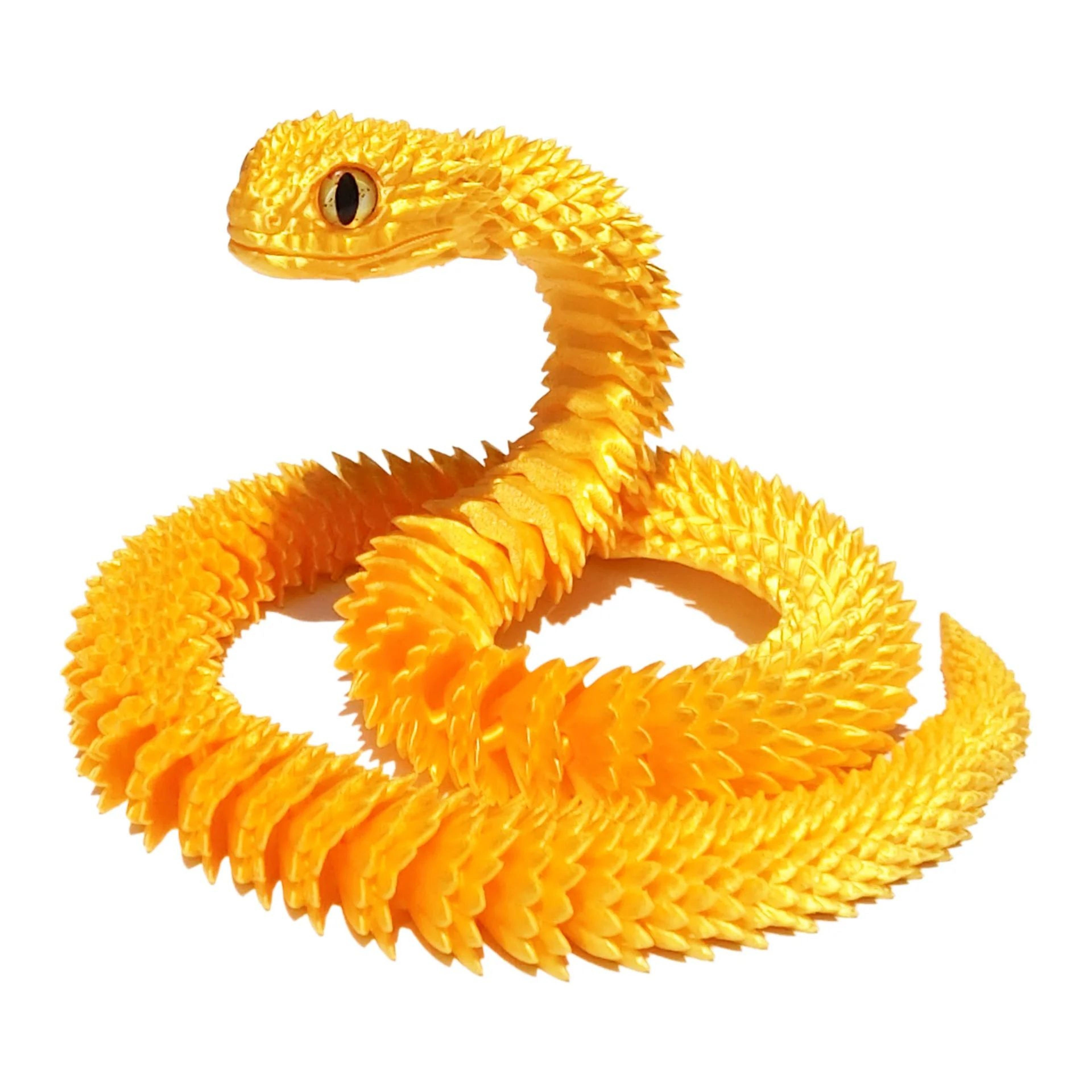 FlexiSerpent 3D Printed Articulated Snake Desk Toy 8