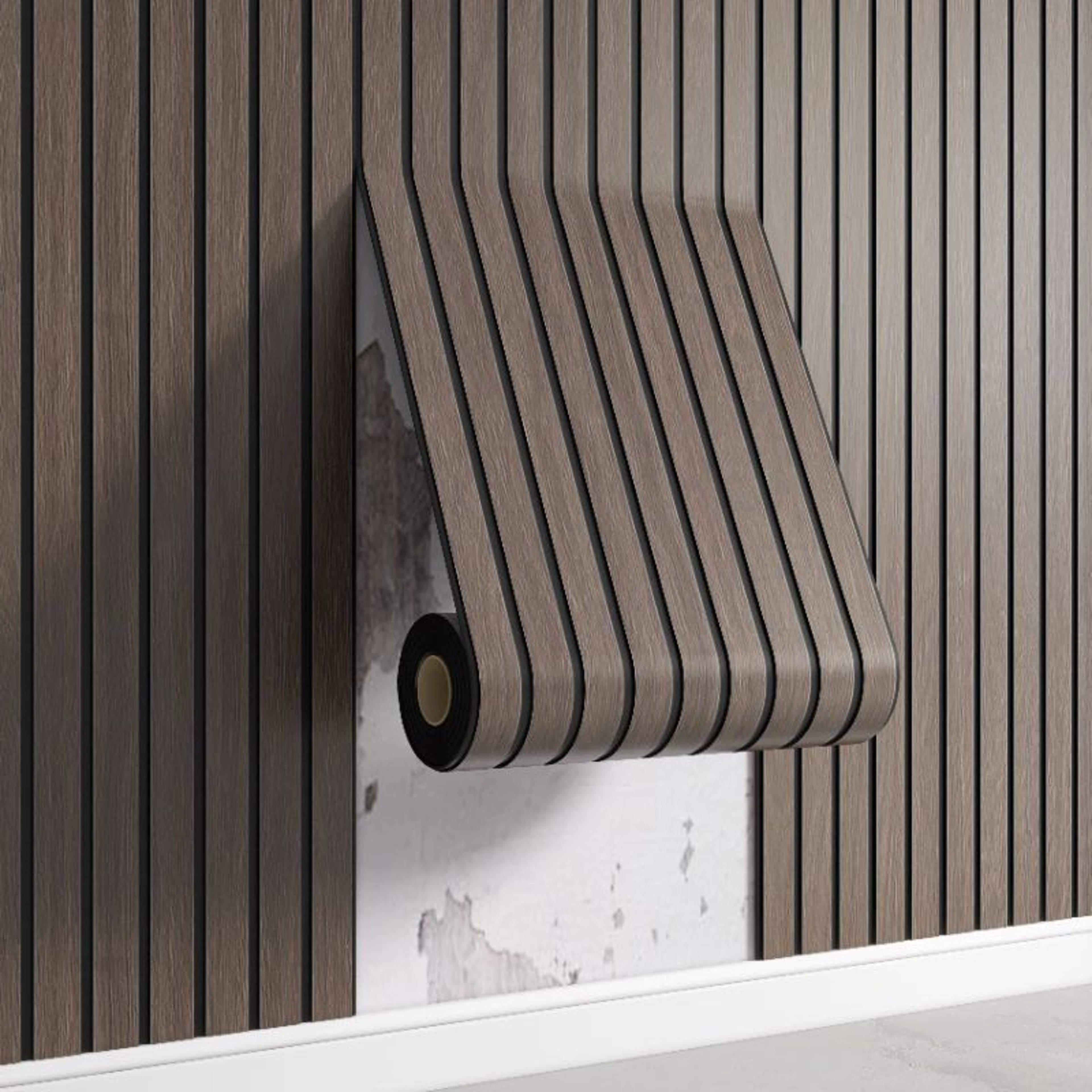 Modern 3D Fluted Peel And Stick Wall Panel 11