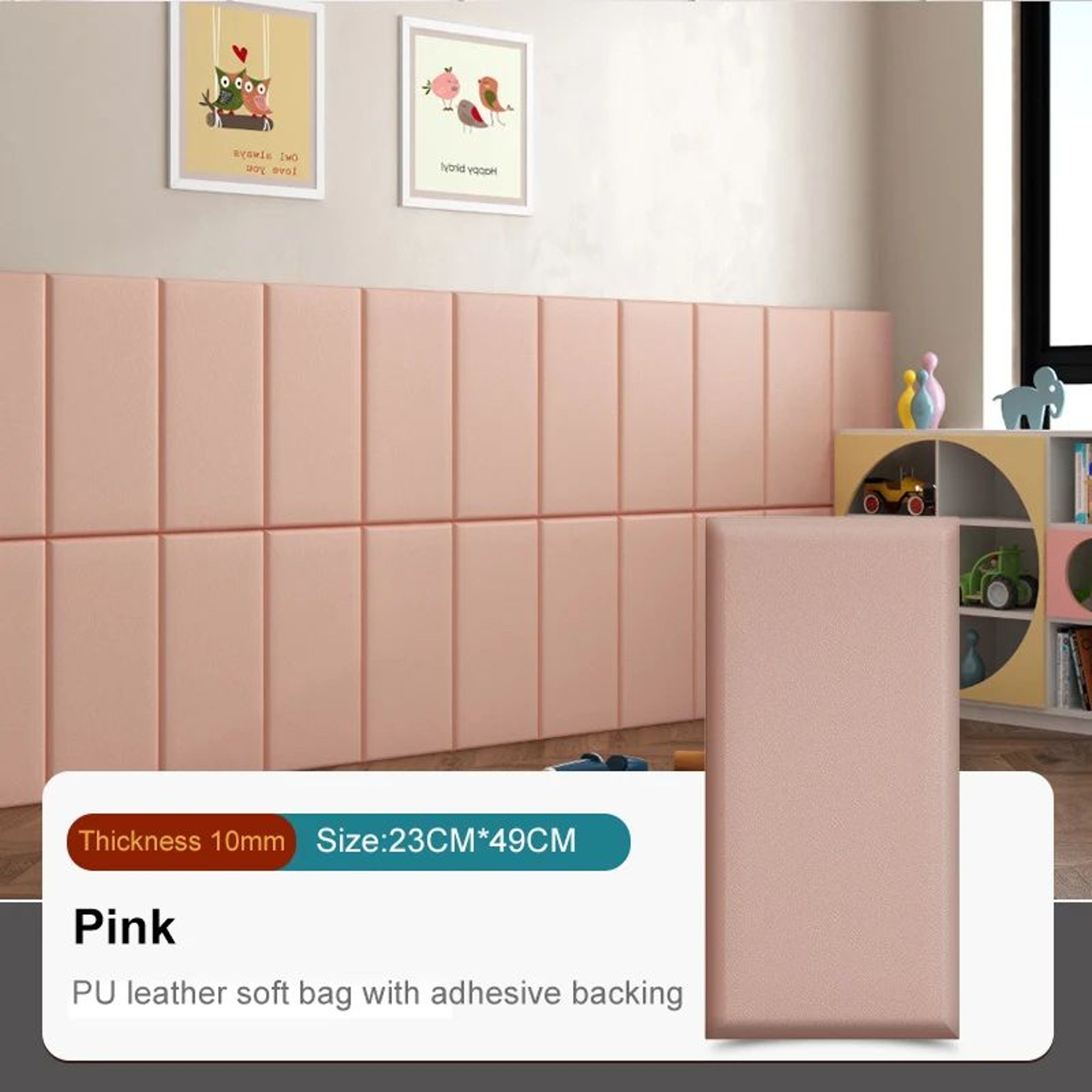 SoftGuard 3D Peel And Stick Wall Panels For Headboards And Playrooms 14