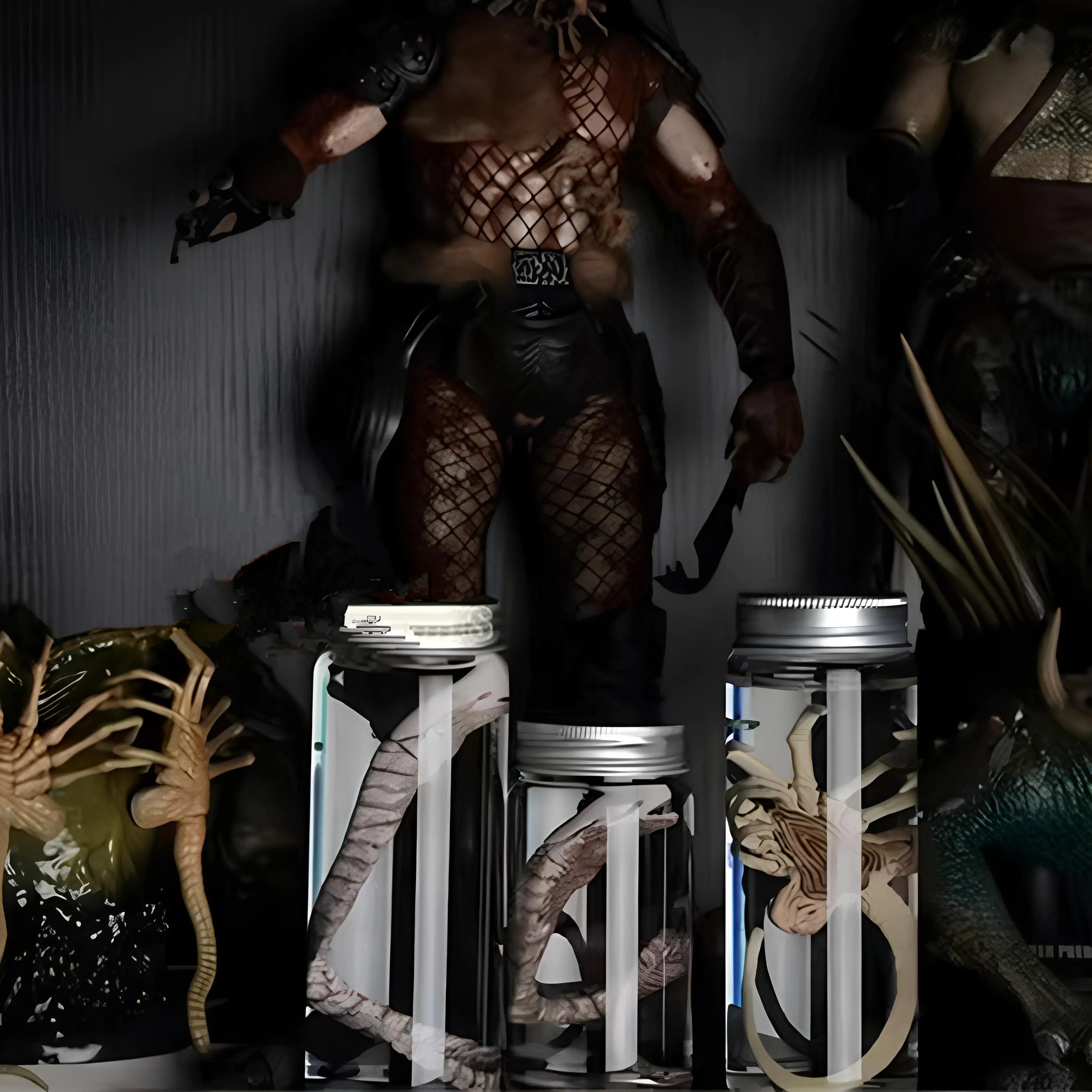 Alien Facehugger Specimen Jar With LED Xenomorph Movie Prop 5