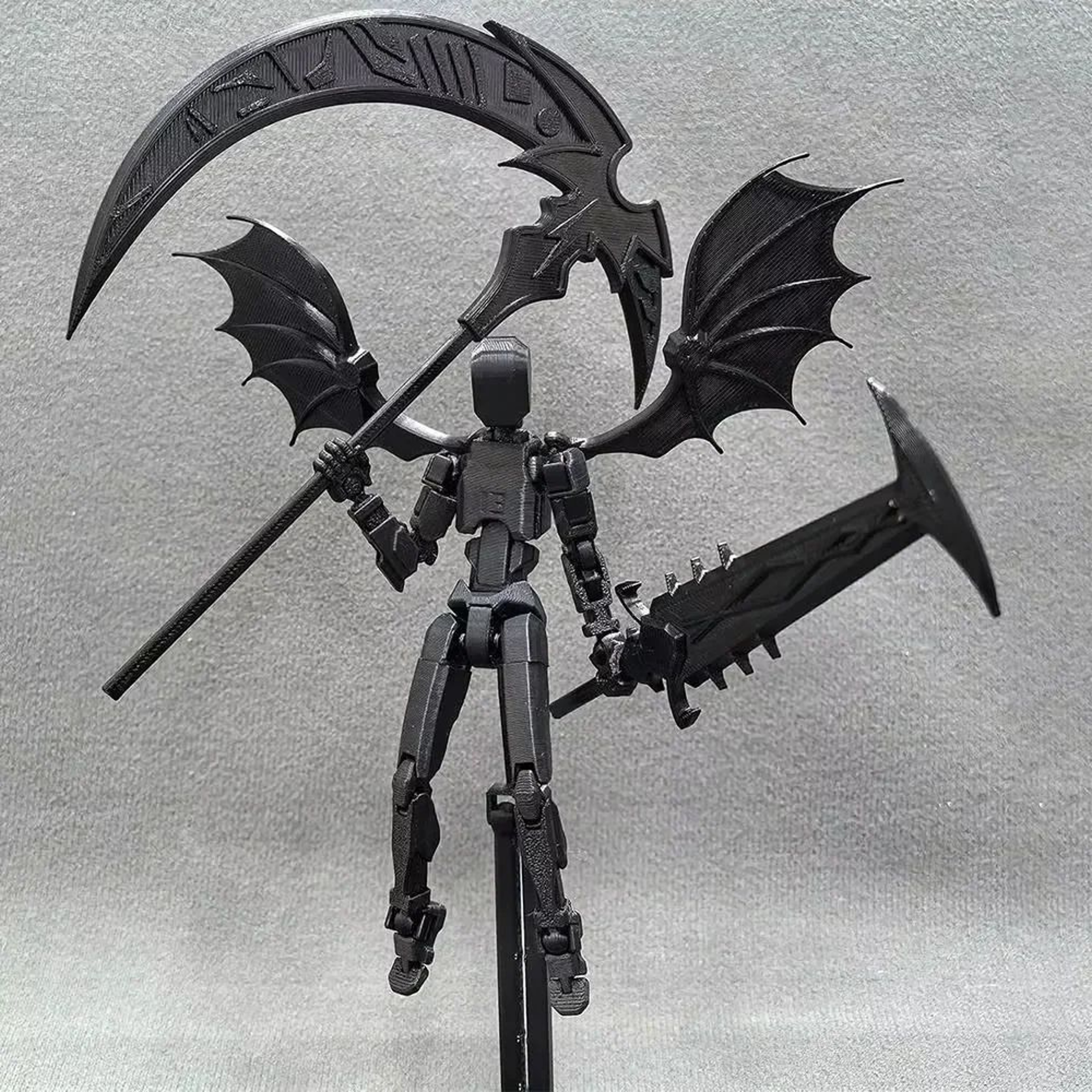 Reaper 13 3D Printed Robot Figure Articulated Desktop Collectible 1