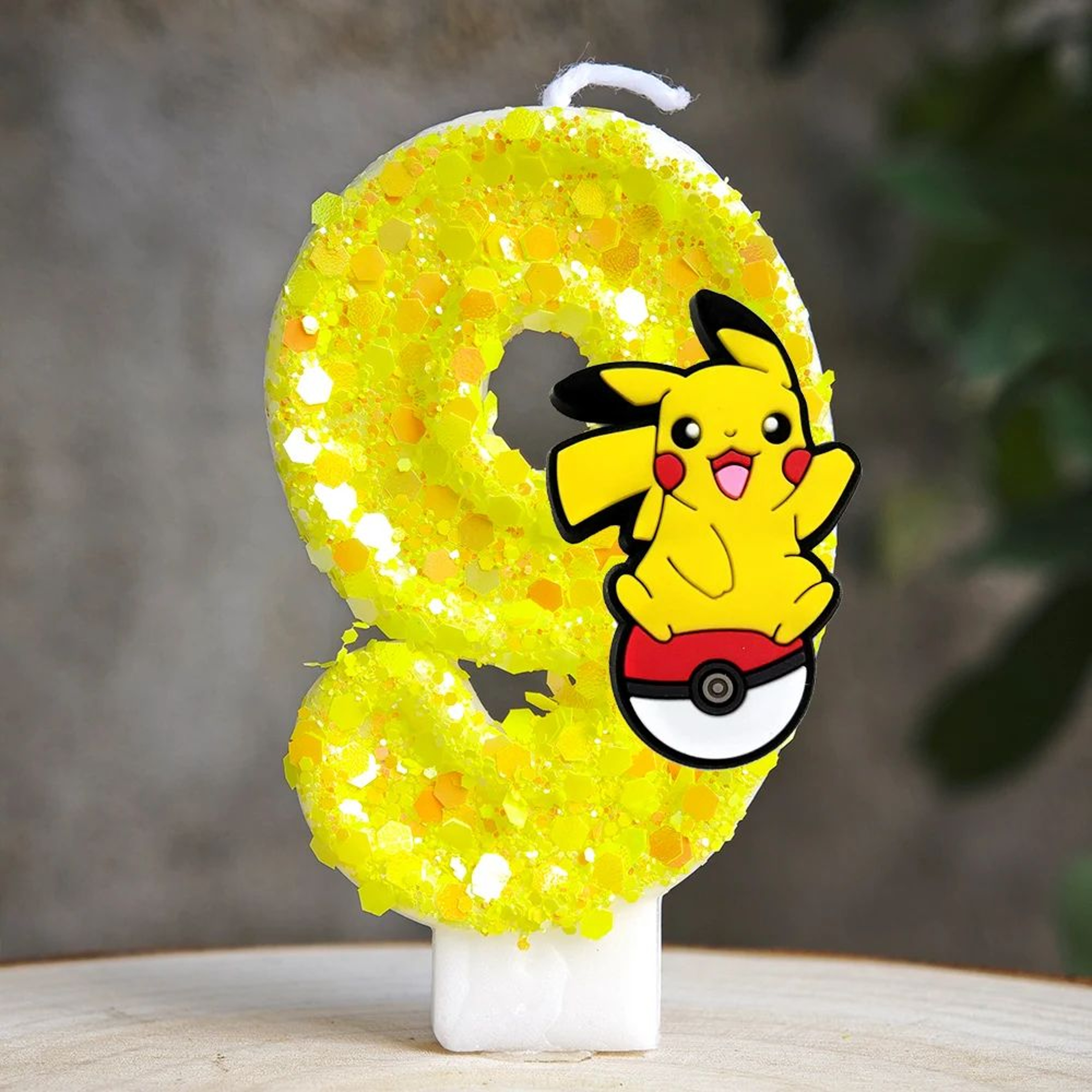 Pikachu Number Birthday Candle For Pokemon Cake Decorations 9