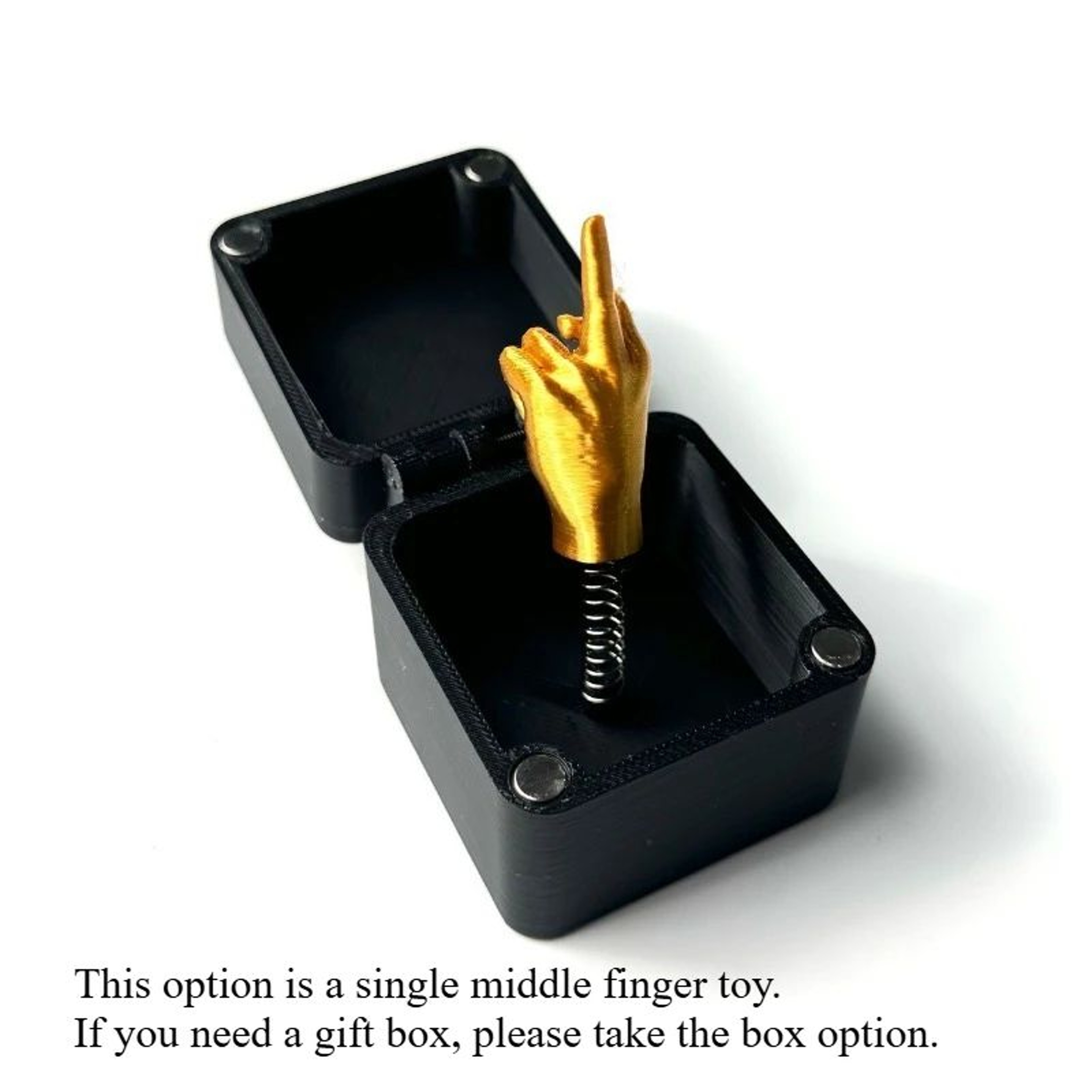 ScrewOff Middle Finger Prank Box 3D Printed Gag Gift 6