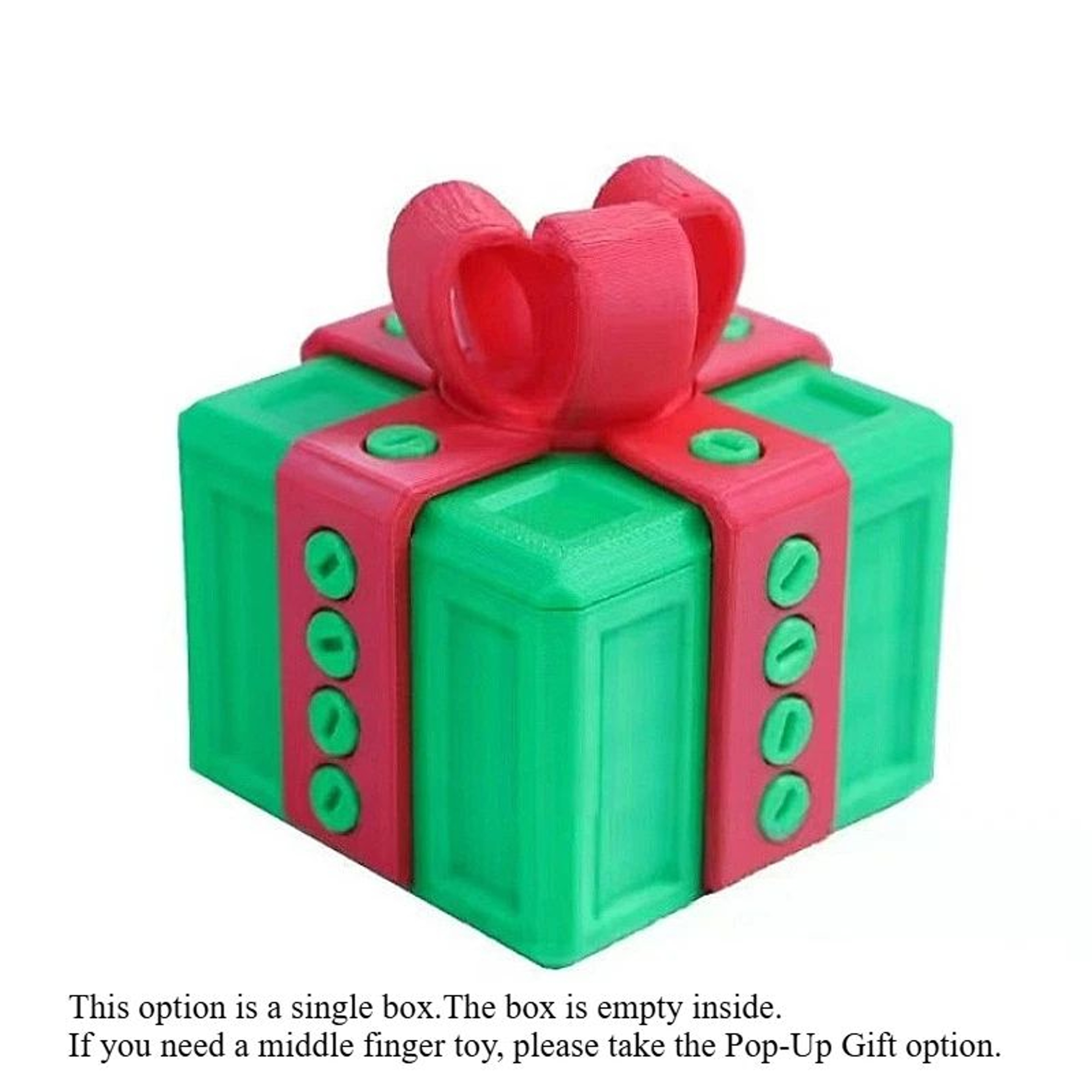 ScrewOff Middle Finger Prank Box 3D Printed Gag Gift 9