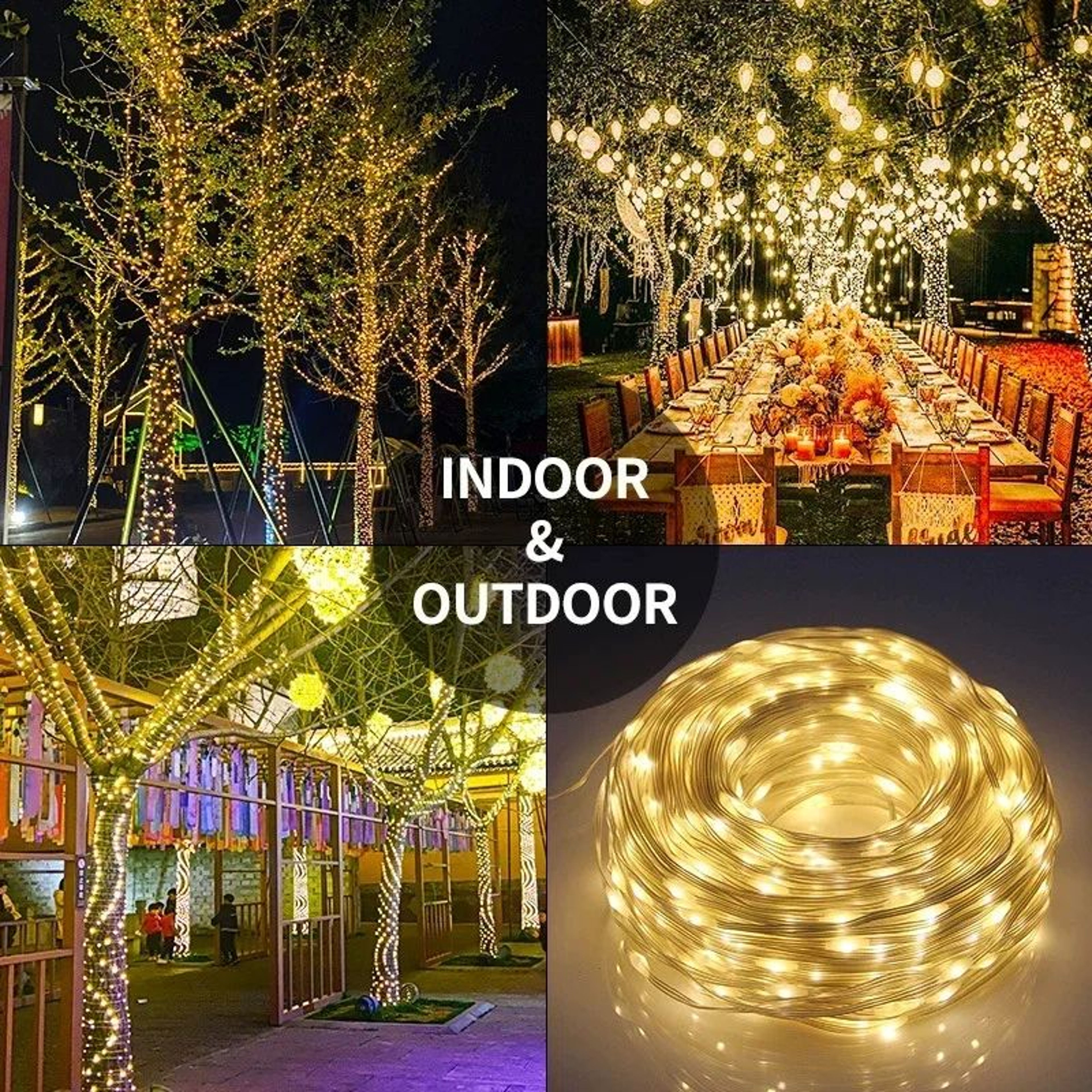 LumaGlow UltraLong Solar String Lights  Waterproof Copper Wire Fairy Lights 5