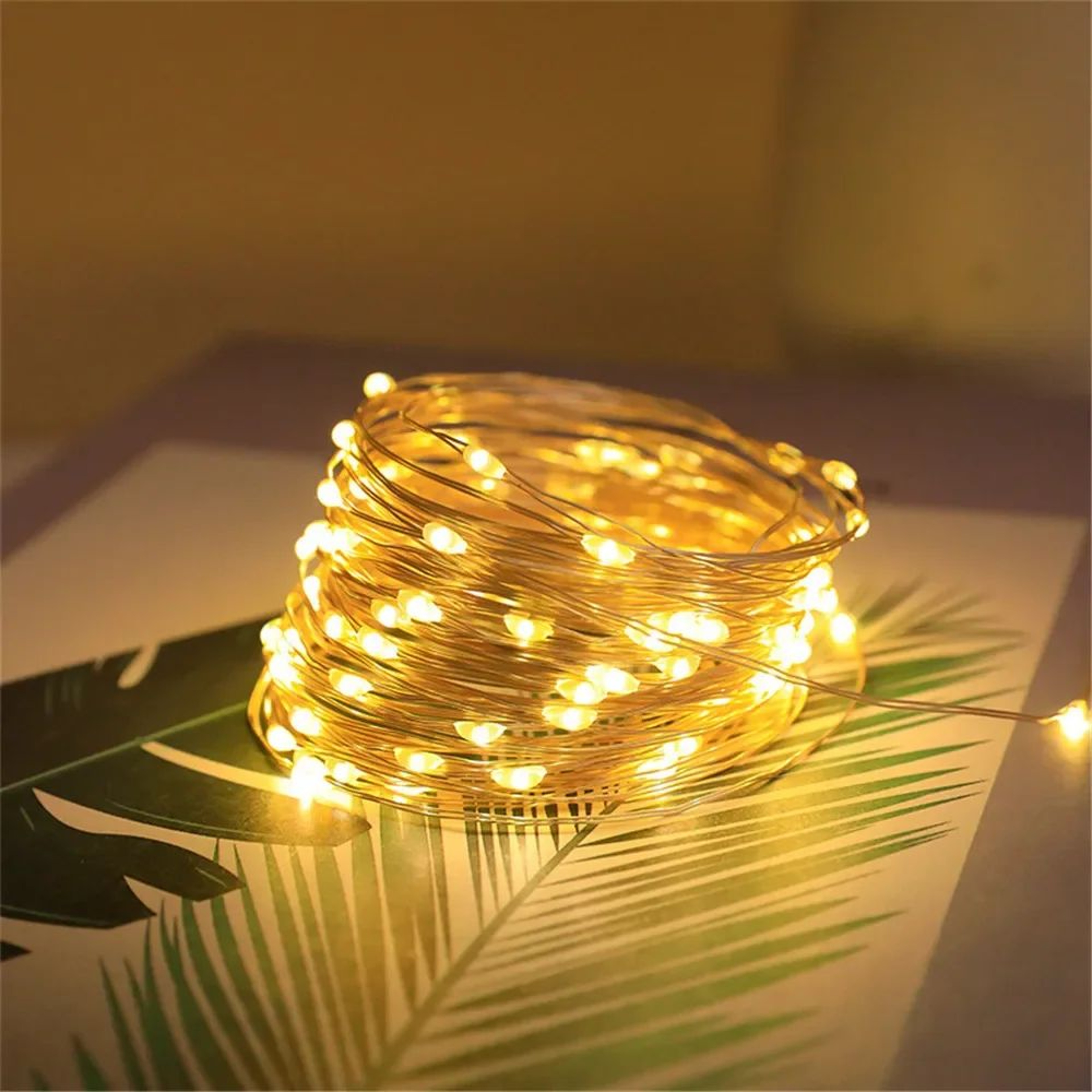 12M 100 LED Solar String Lights  Waterproof Outdoor Fairy Lights 1