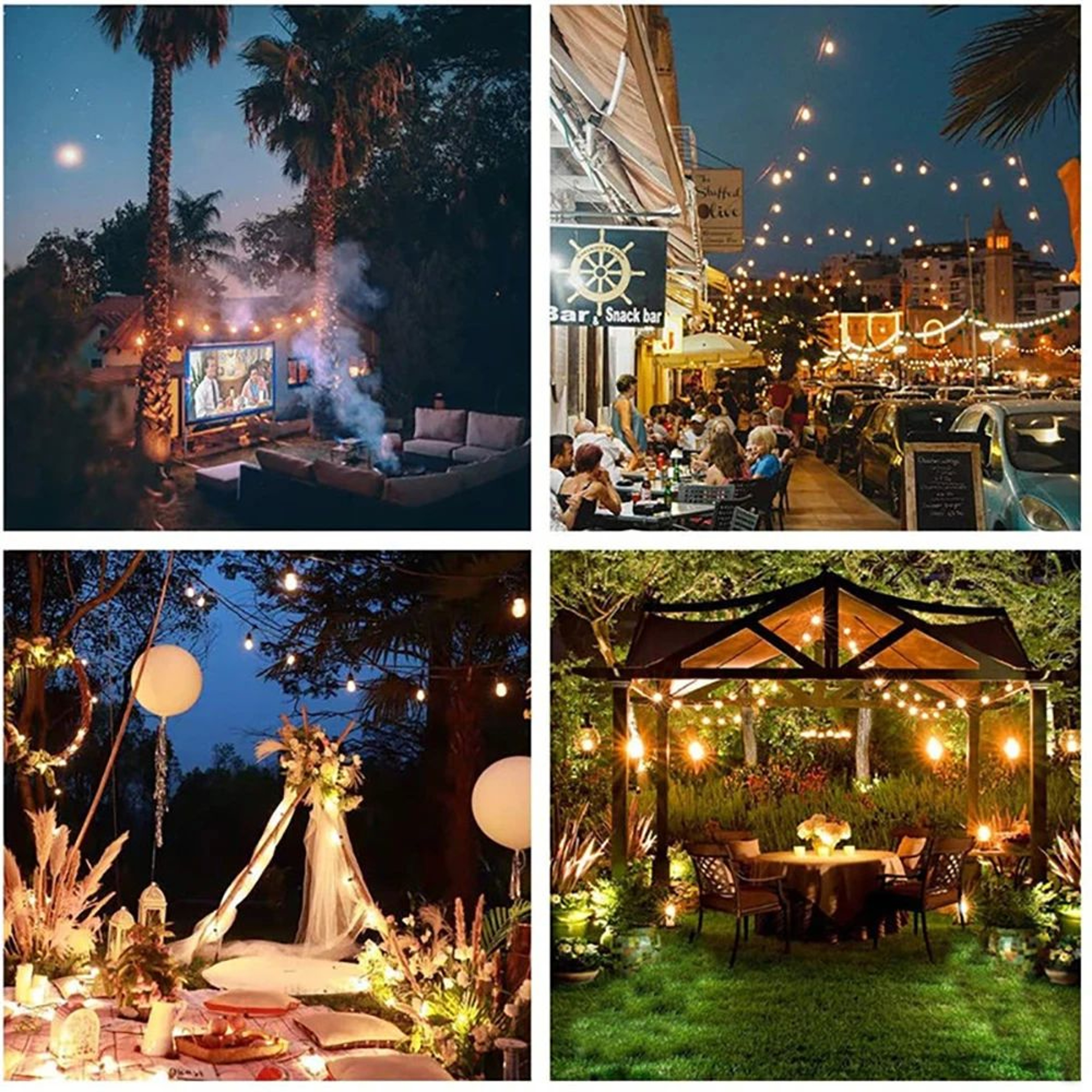 LumaGlow G40 Solar String Lights With Remote Control 4