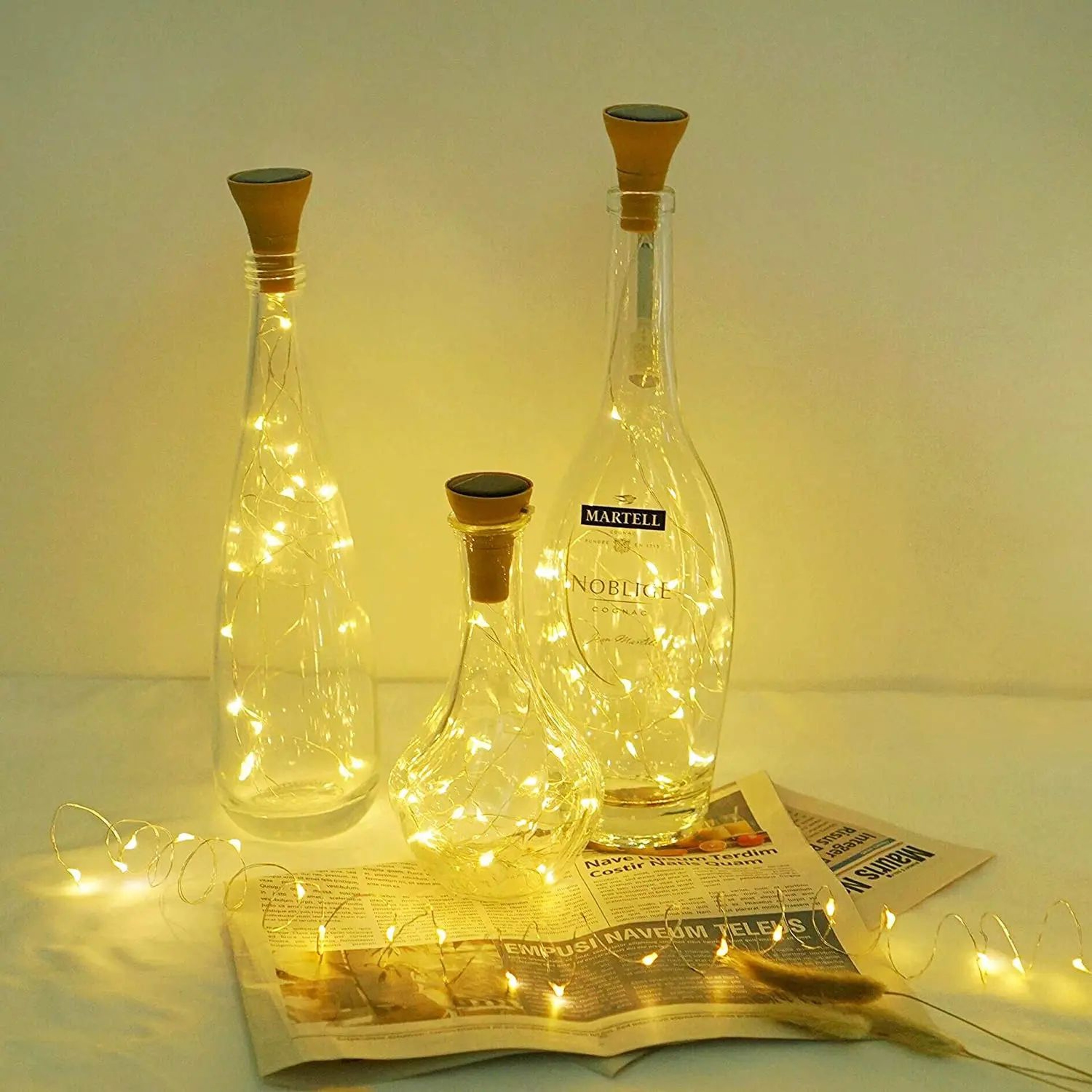 LumiCork Solar Wine Bottle Fairy Lights 5