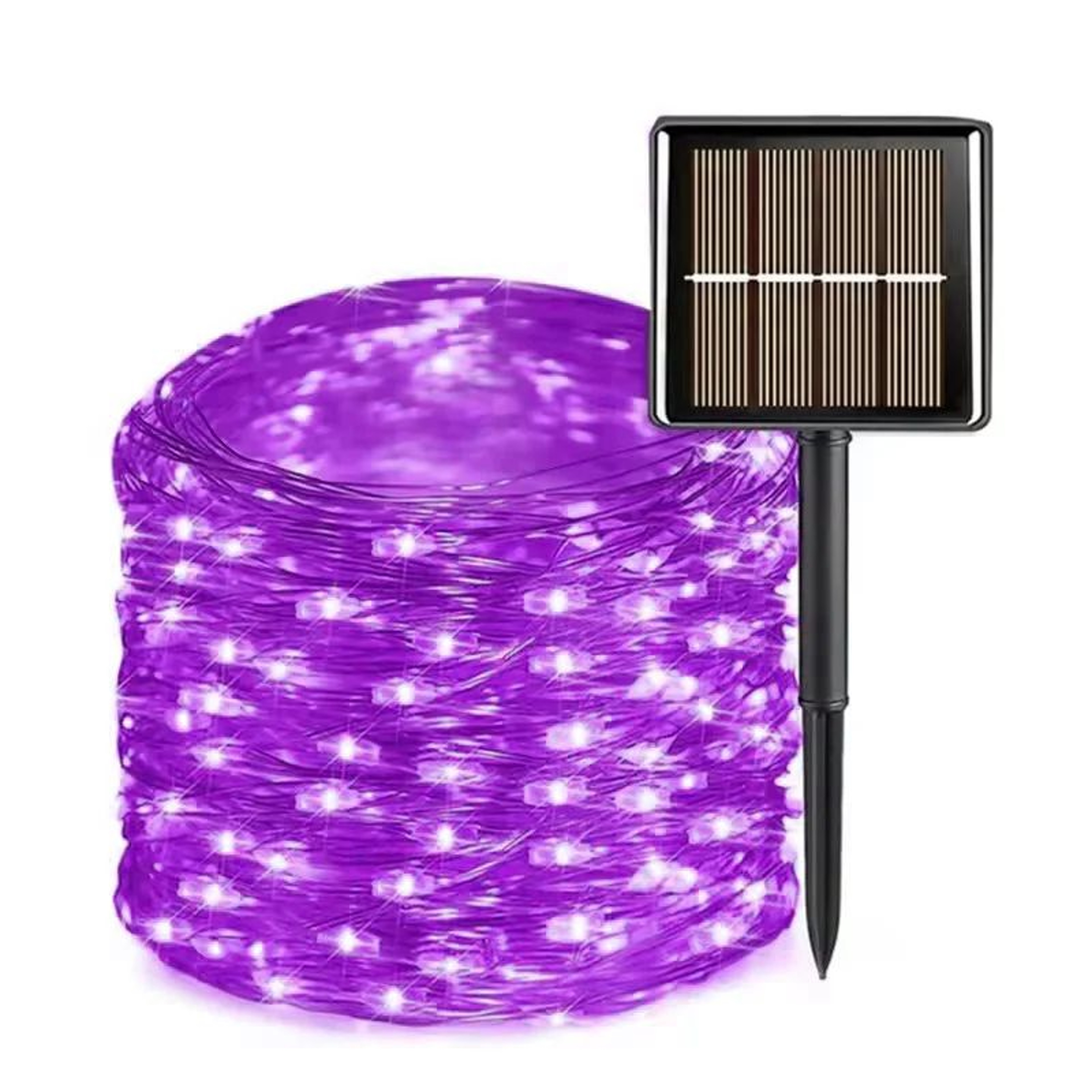 SolarGlow Outdoor Solar String Lights With Waterproof Copper Wire And 8 Lighting Modes 3