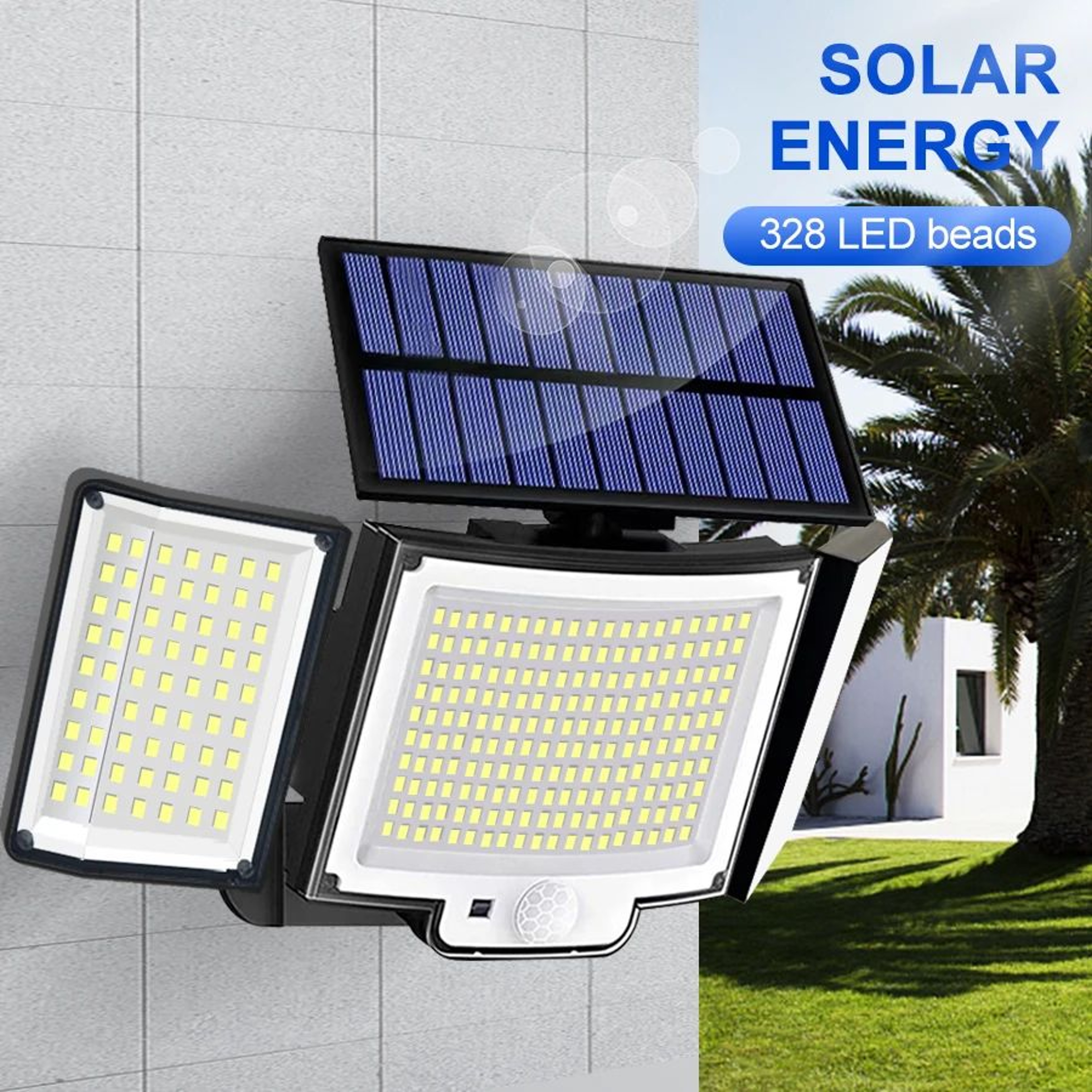 SolarGuard 348 LED Solar Motion Sensor Light For Outdoor Security 3