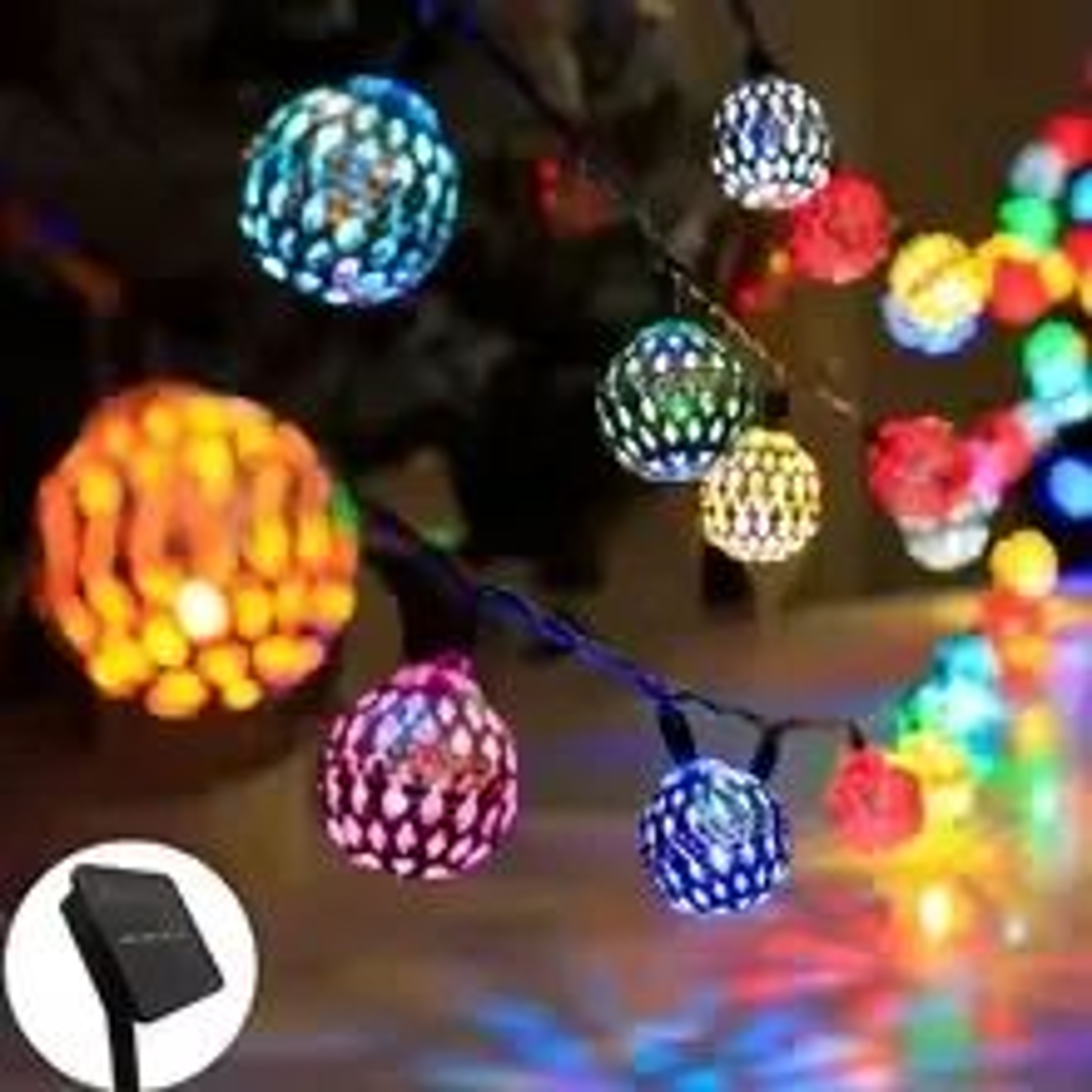 Moroccan Glow Solar String Lights For Outdoor Garden And Patio 7