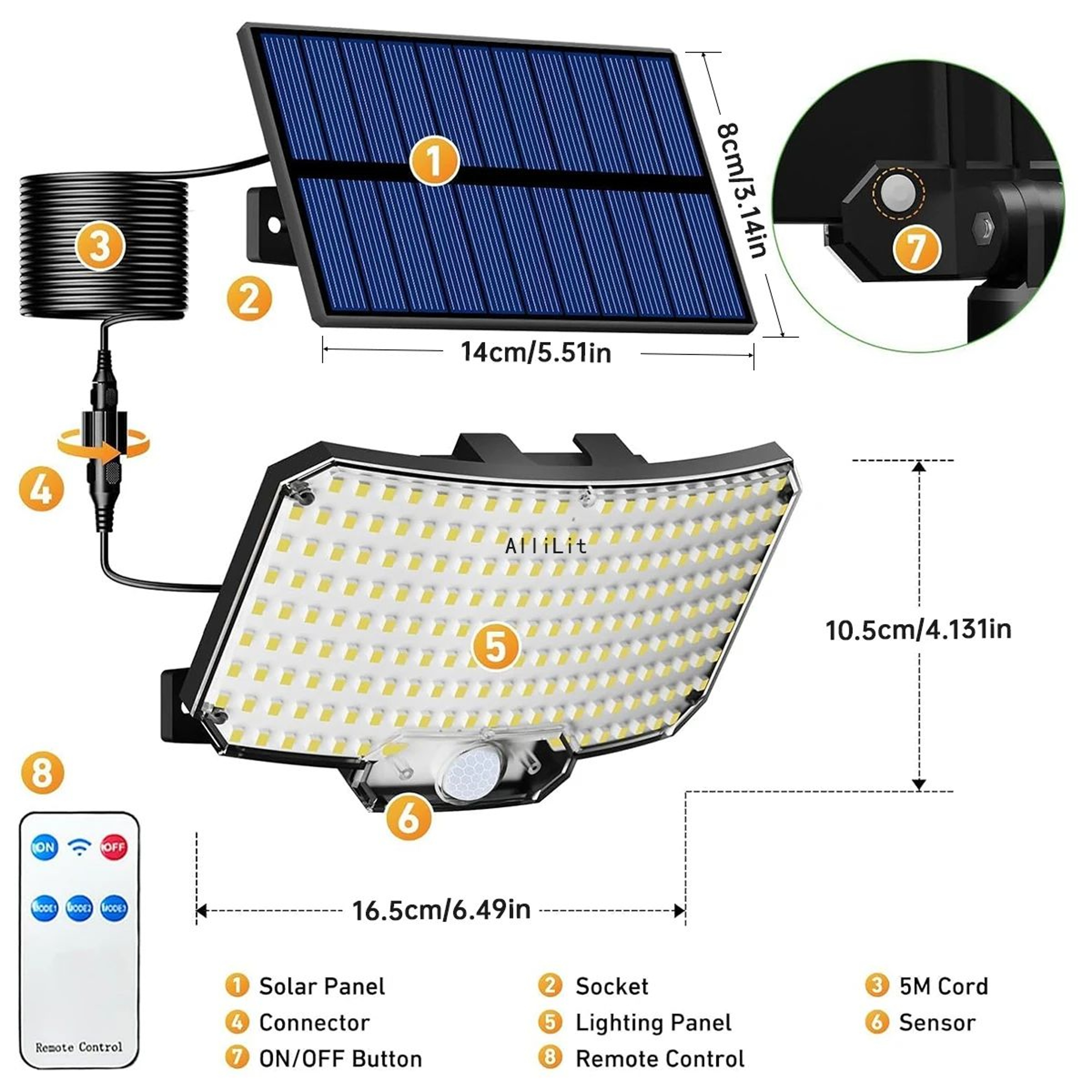 SolarGuard 234LED Outdoor Solar Motion Sensor Security Light 1