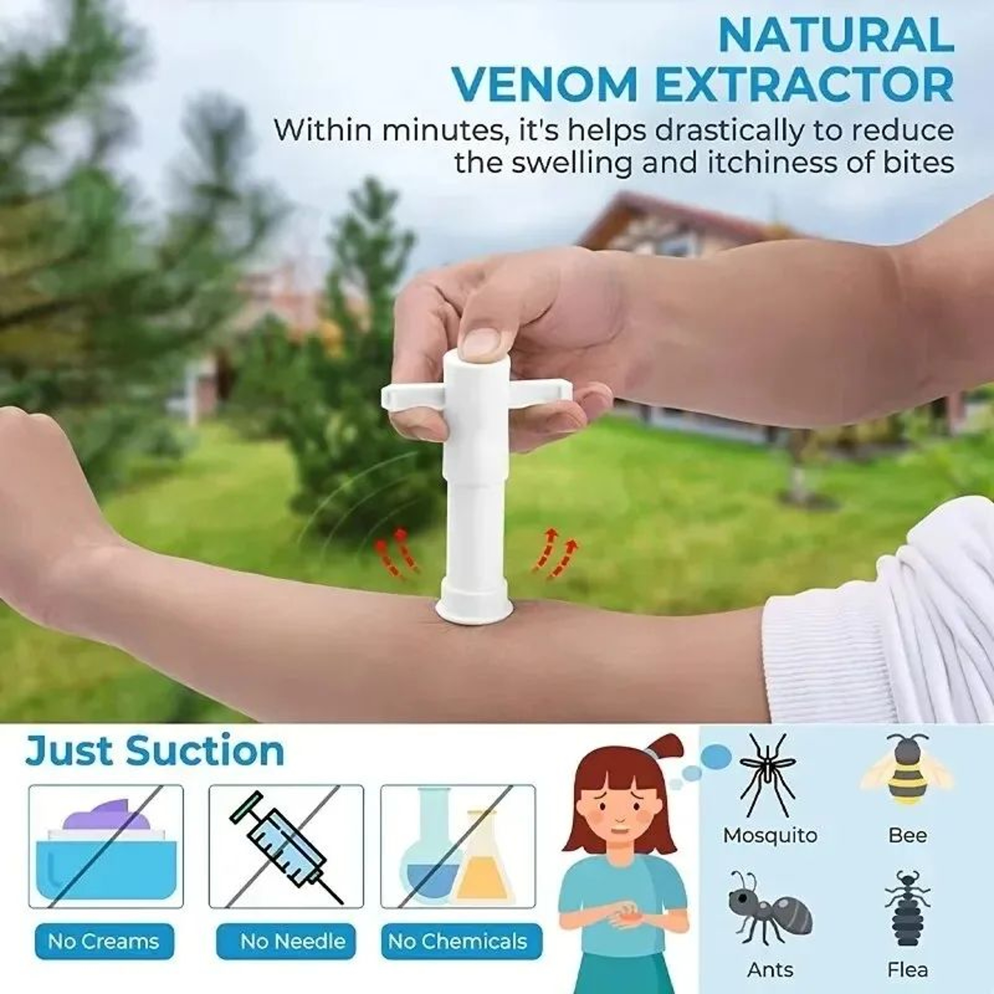 Portable Bug Bite Suction Tool And Venom Extractor 3