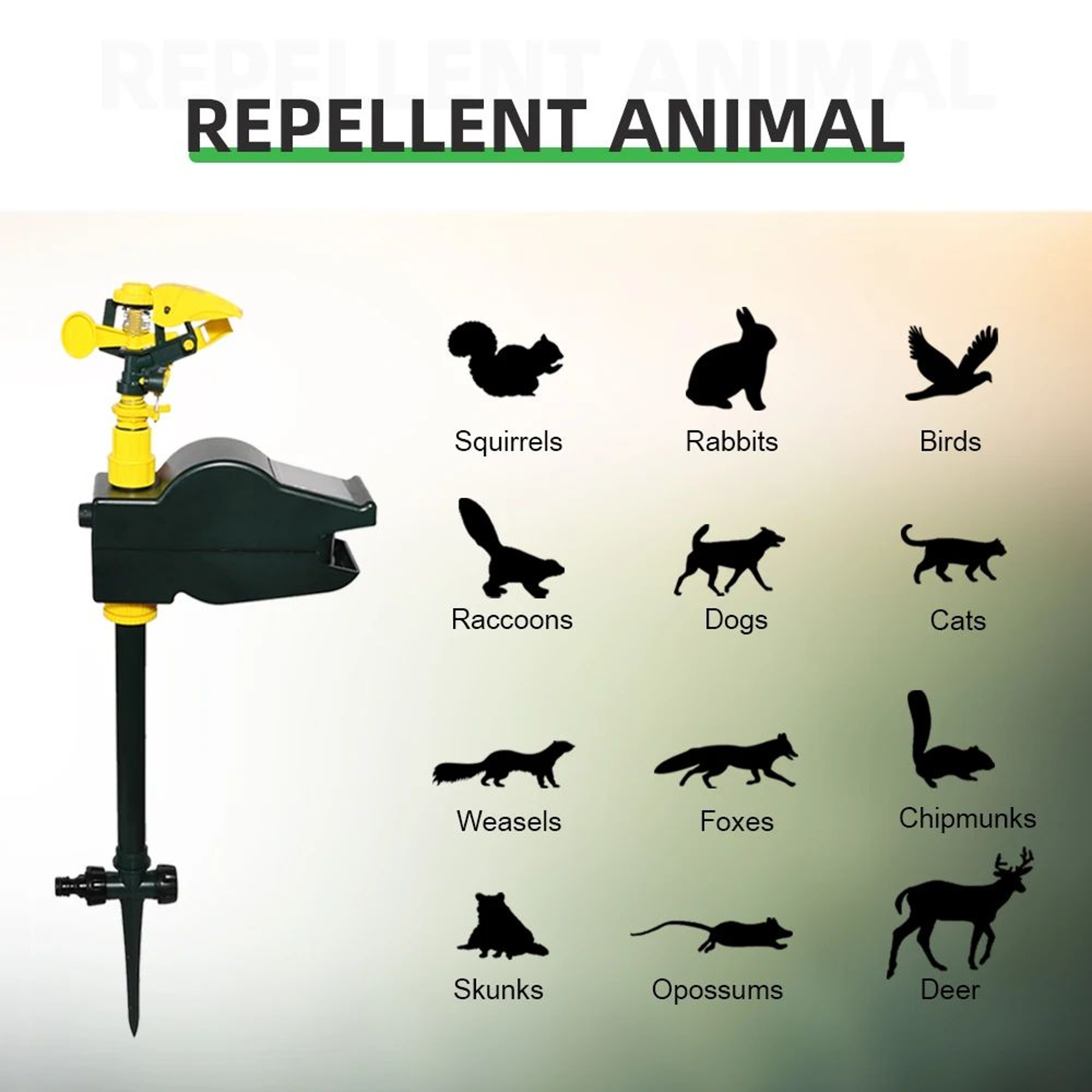 SolarGuard Motion Activated Sprinkler Animal Repeller 3