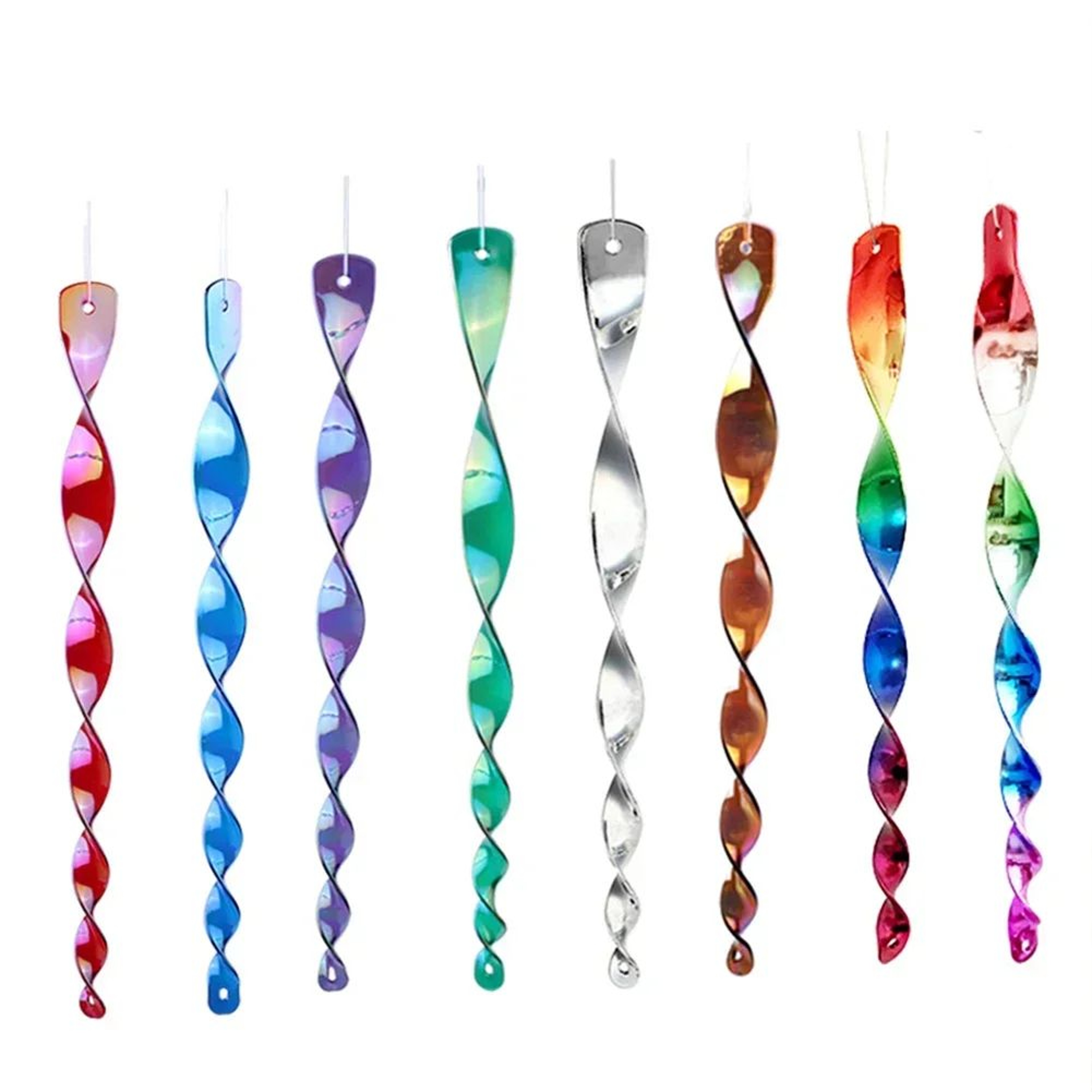 10Piece Reflective Bird Deterrent Spiral Rods For Garden  Balcony 2