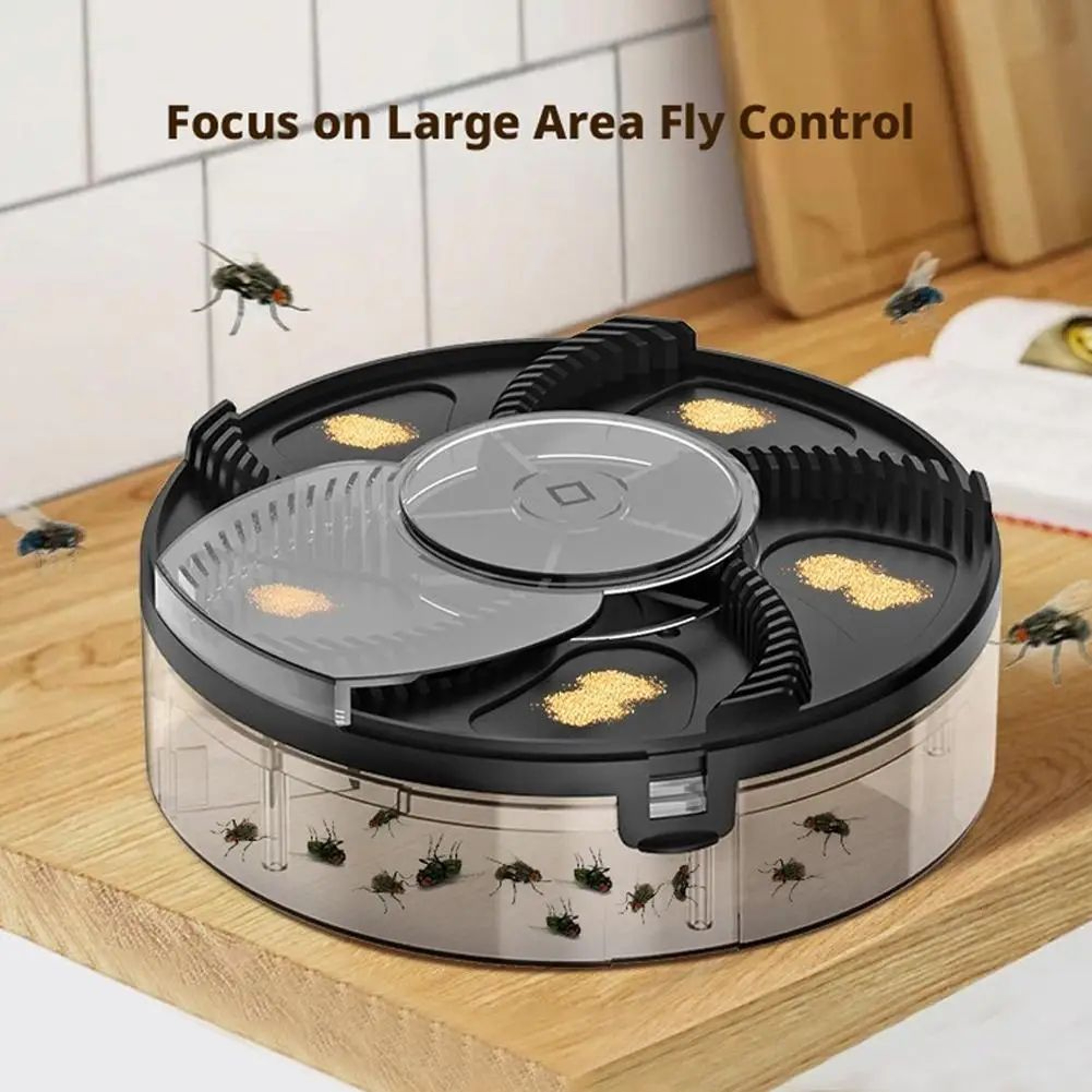 QuietCatch Electric Fly Trap  Automatic Indoor Fly Catcher 3