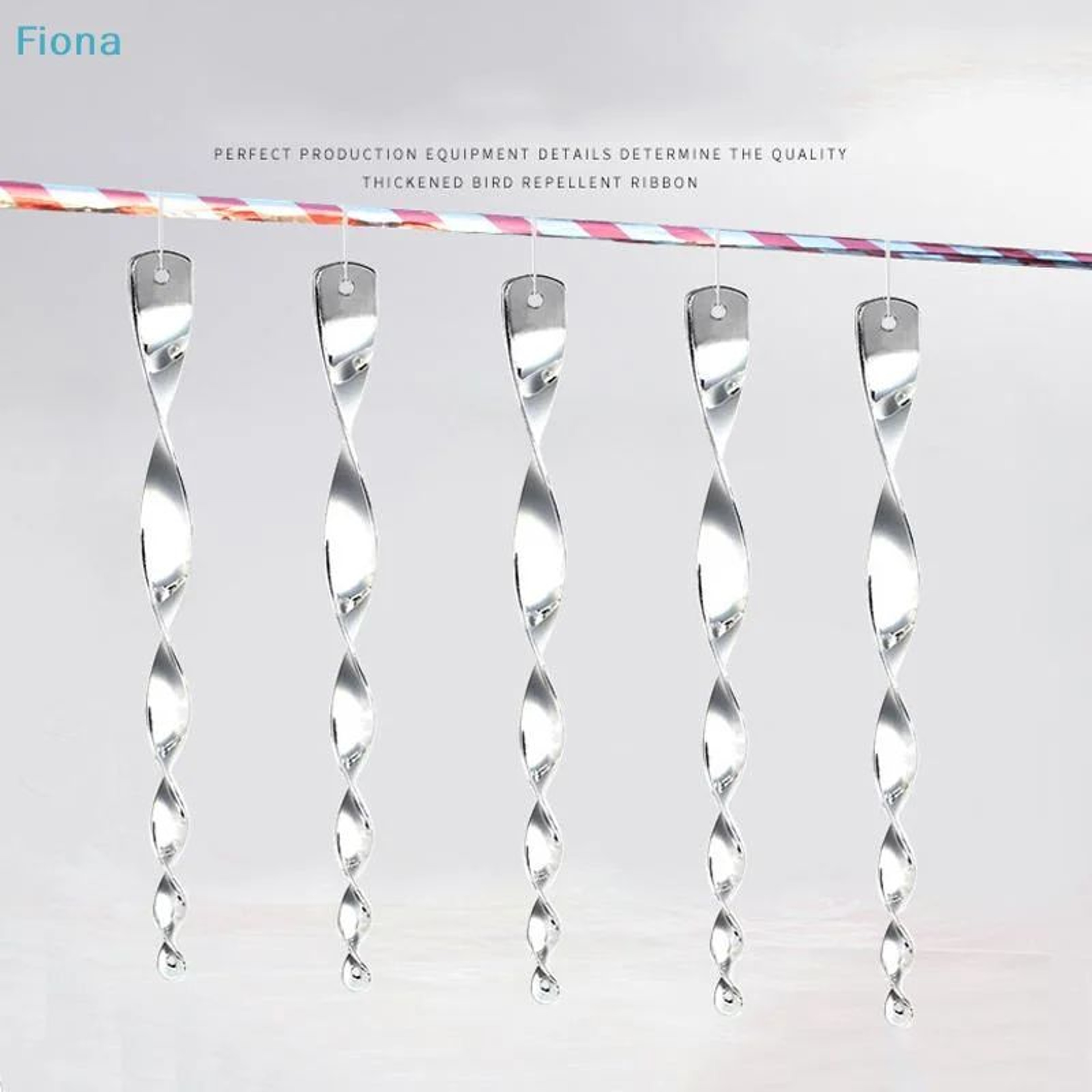 Reflective Bird Deterrent Spirals For Garden  Patio 2