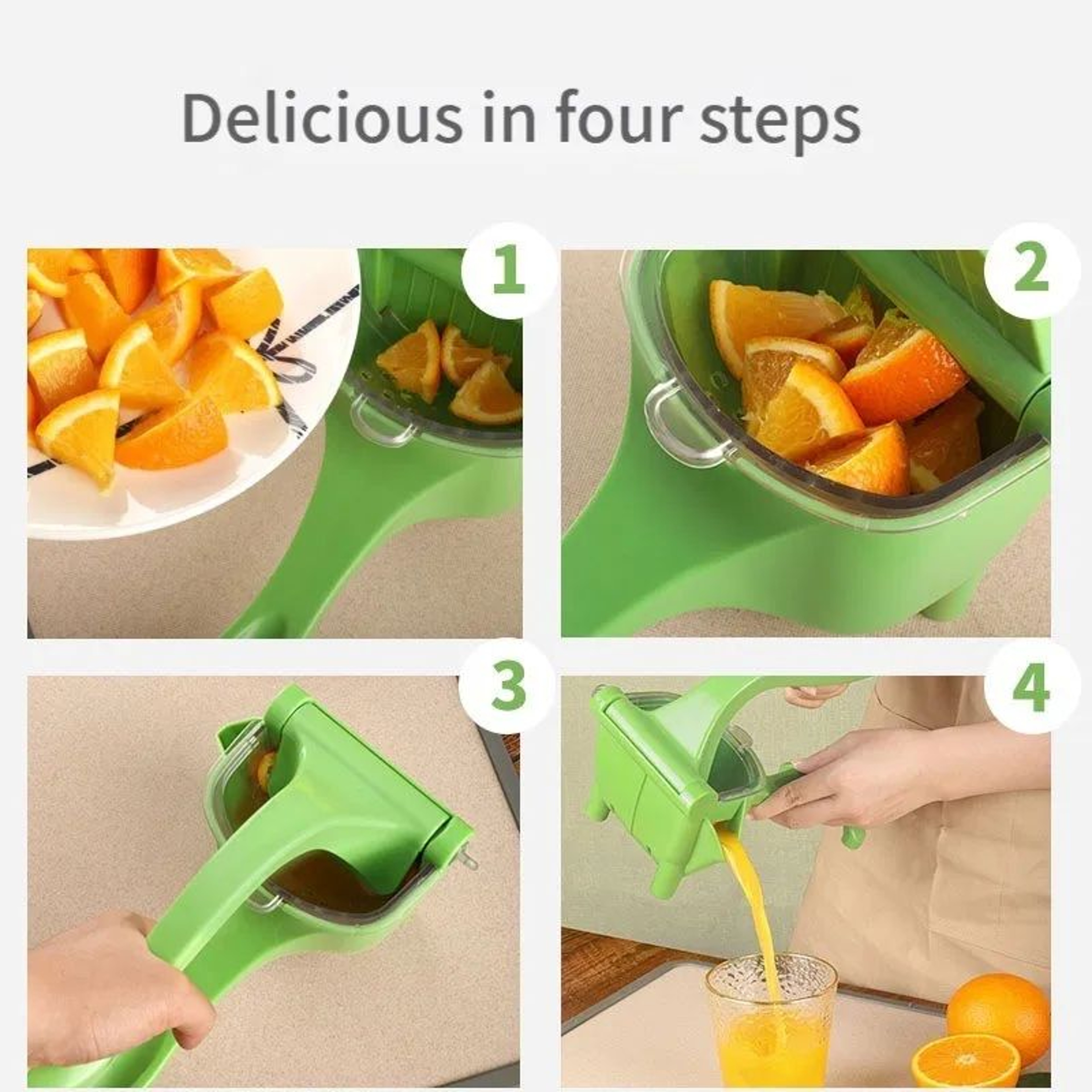 FreshPress Manual Juicer And Citrus Squeezer 4