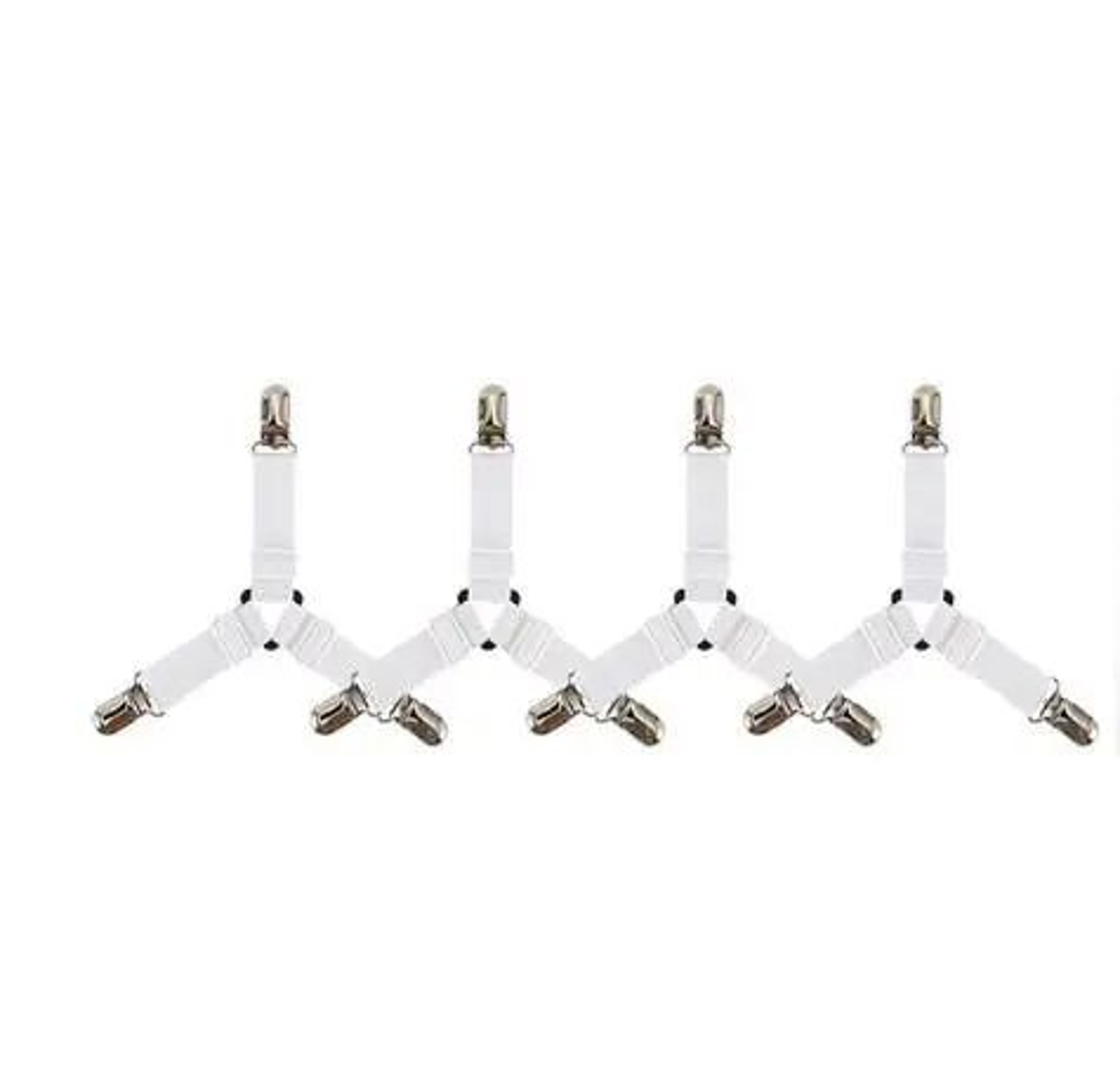 StayTight Adjustable Bed Sheet Fasteners  Fitted Sheet Clips  Mattress Straps 6